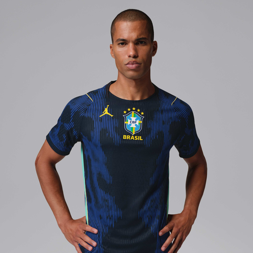 Men's Jerseys & Kits-JRDN, Brazil 2026 Match Away, Men's Jordan Aero-FIT Football Authentic Shirt