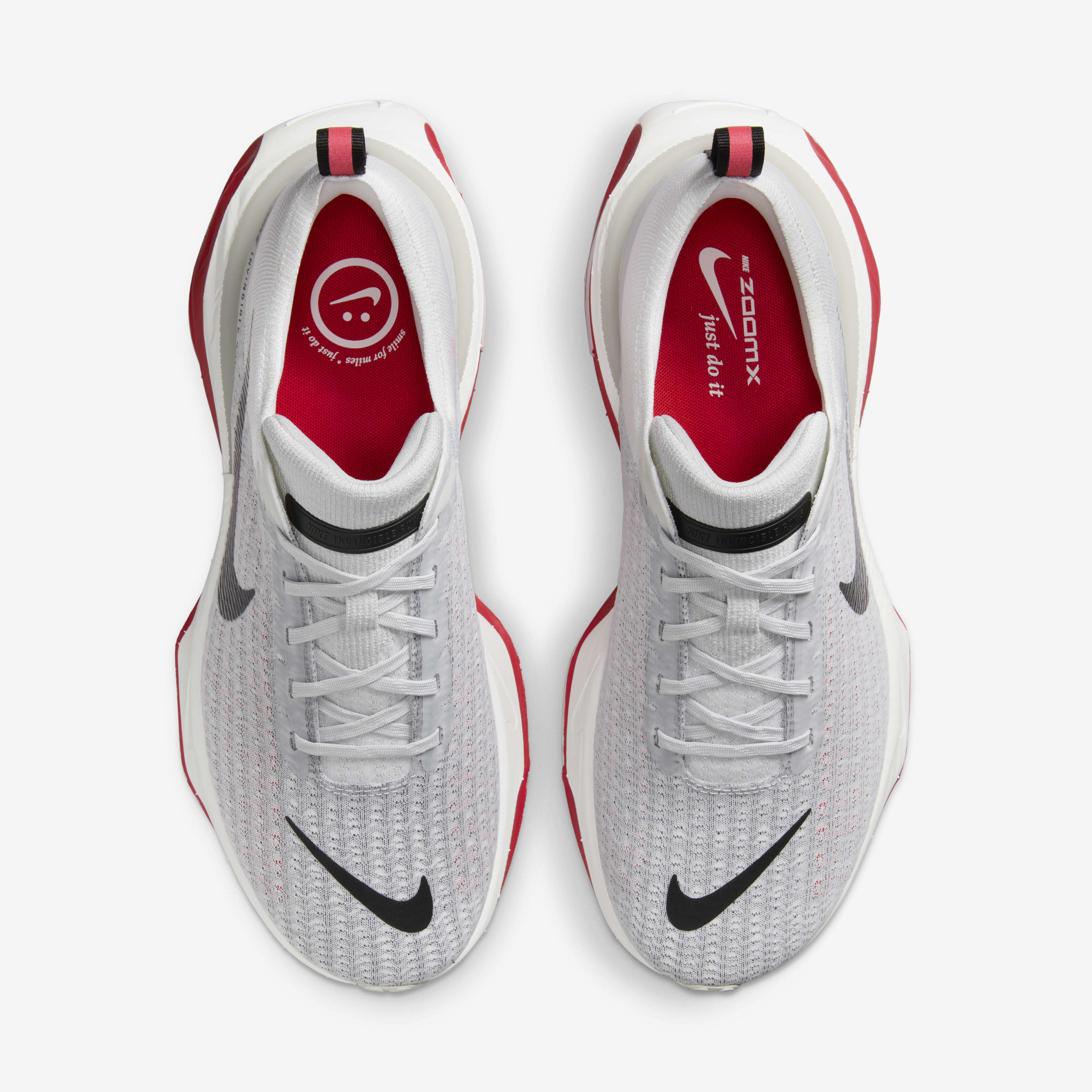 Buy Nike Invincible Men's Road Running Shoes White/Fire Red