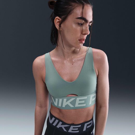 Sports Bras-Nike, Nike Pro Indy Plunge, Women's Medium-Support Padded Sports Bra