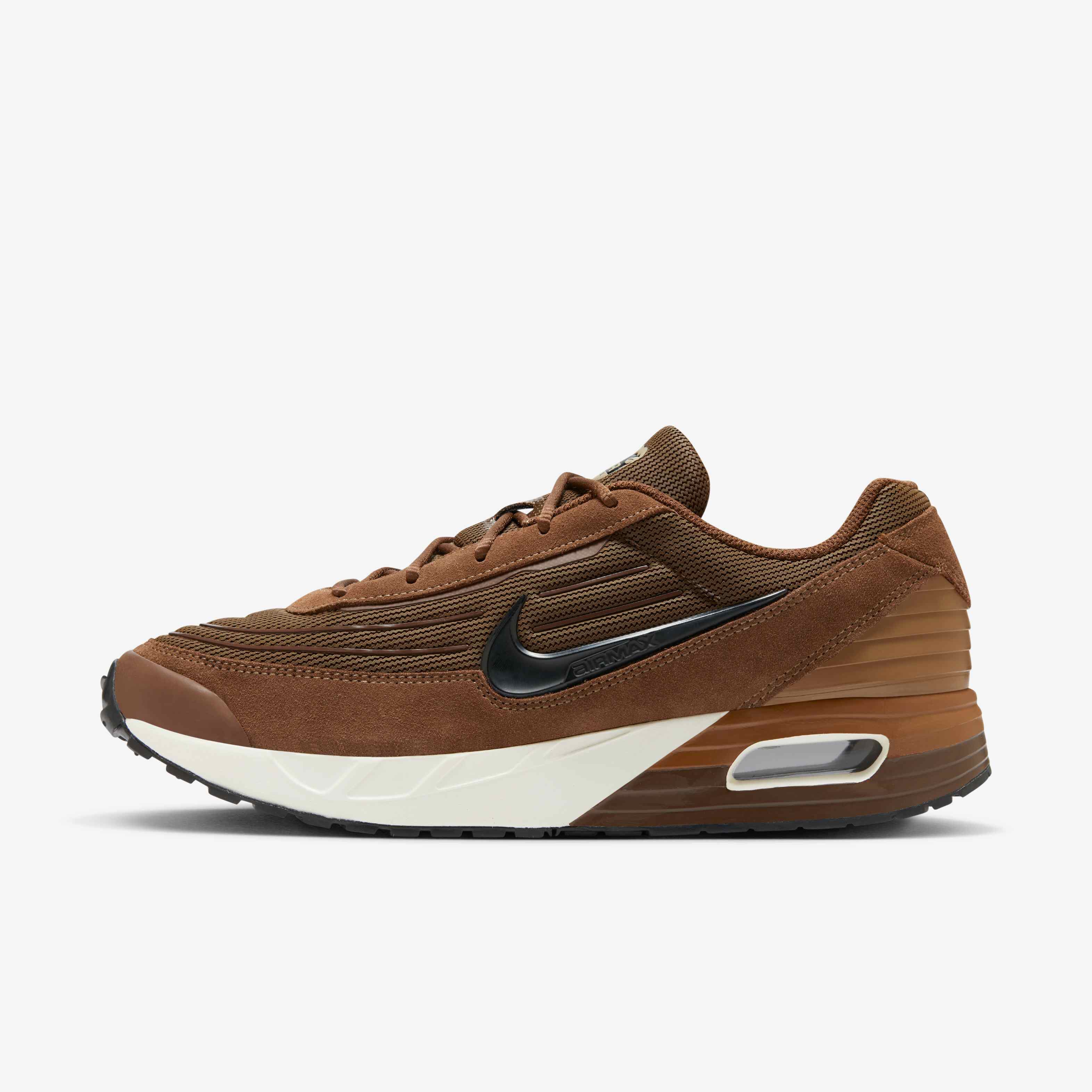 nike air max tan and black