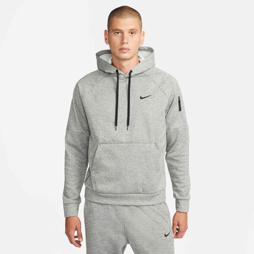 Men's Sweatshirts-Nike, Nike Therma, Men's Therma-FIT Hooded Fitness Sweatshirt