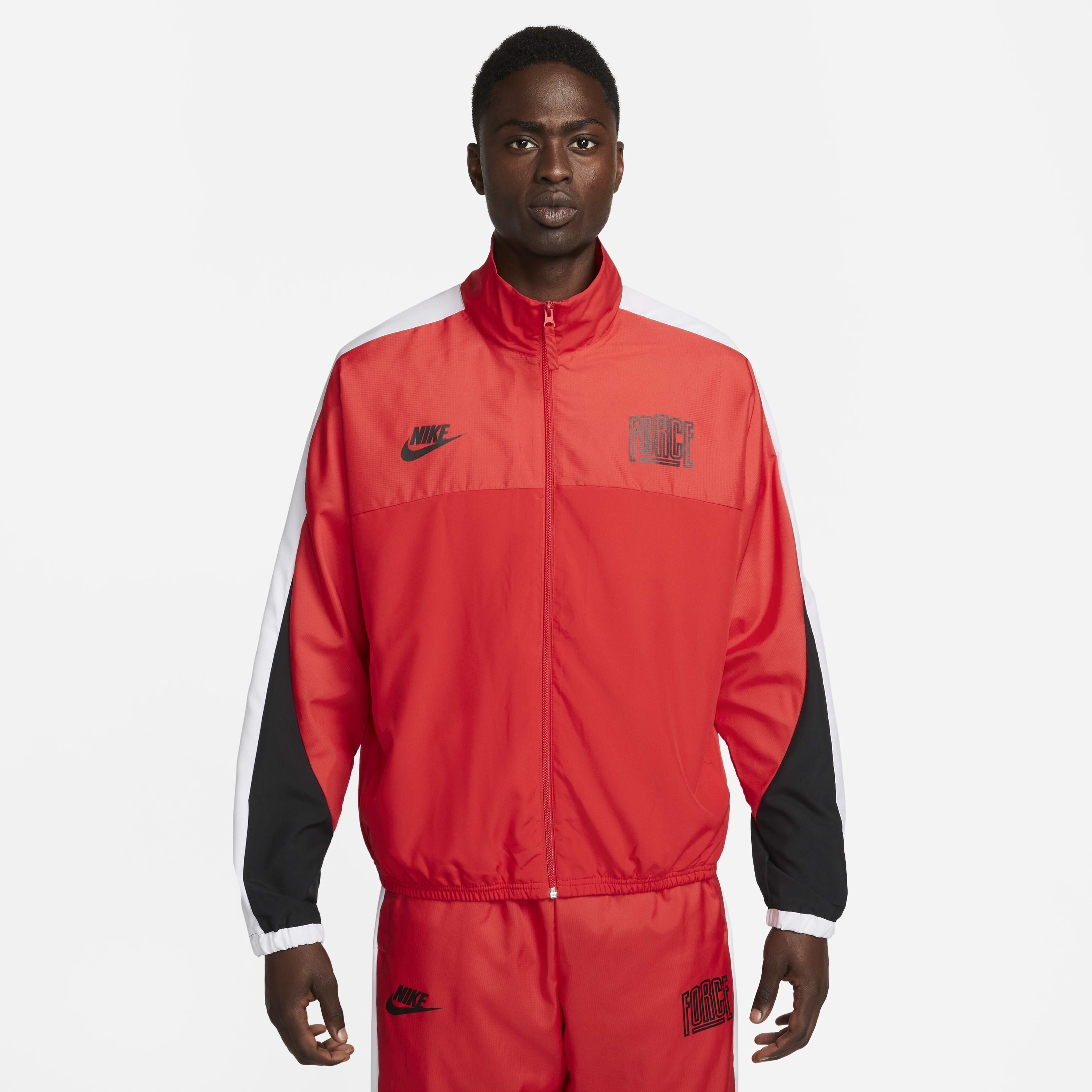 Buy Nike Starting 5 Men s Basketball Jacket University Red Black White White Nike Kuwait Official