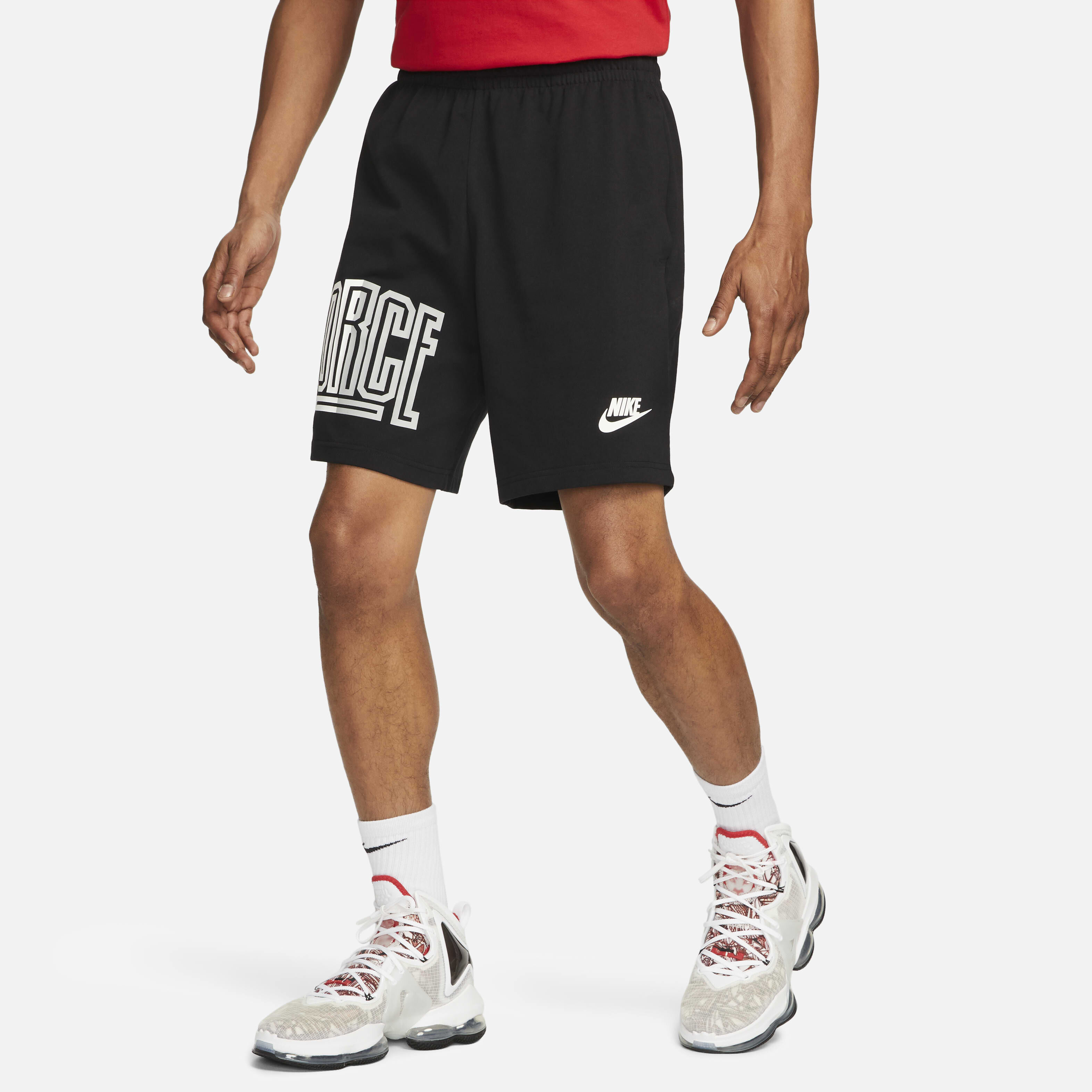 Nike basketball game shorts top