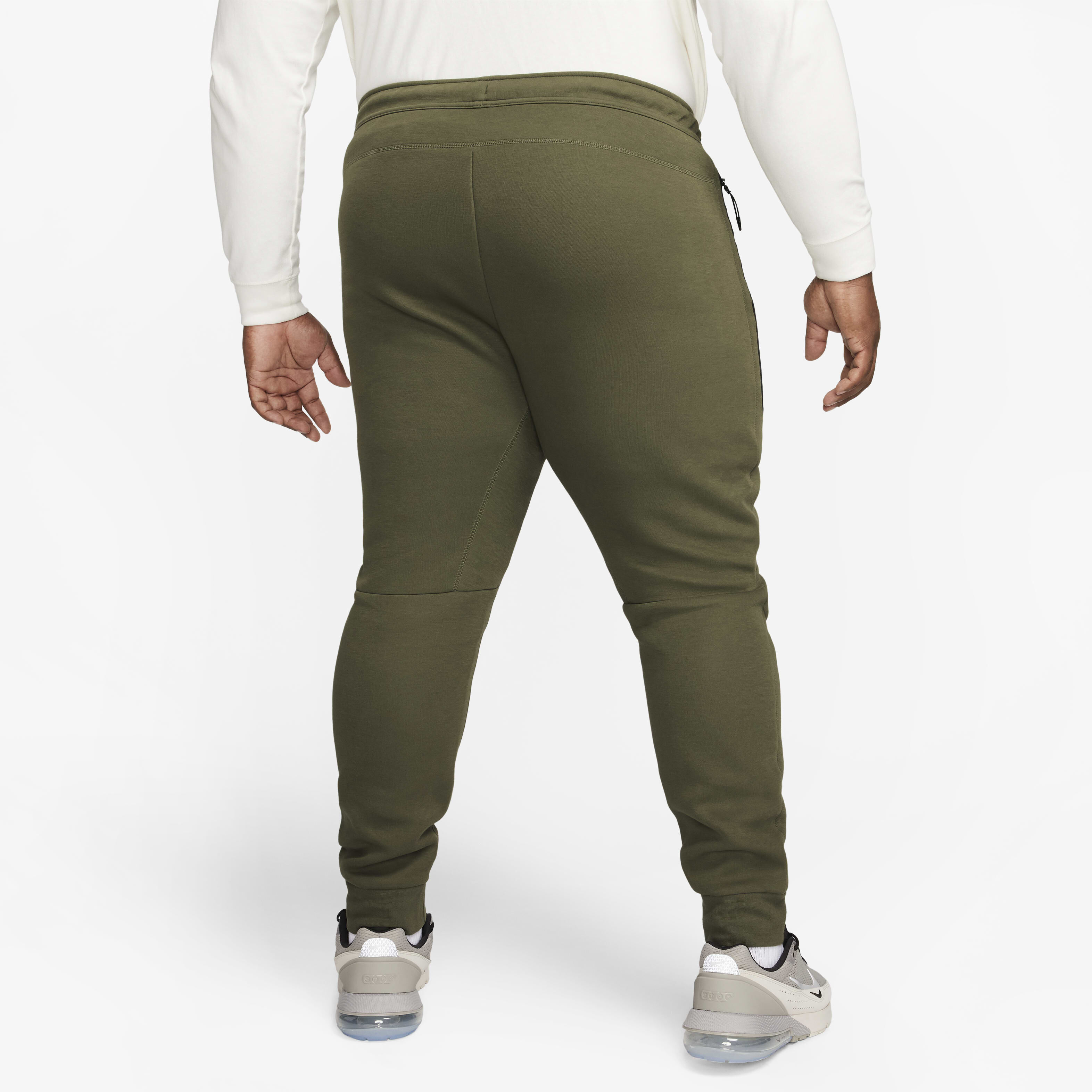 Buy Nike Sportswear Tech Fleece Men s Joggers Medium Olive Black Nike Kuwait Official