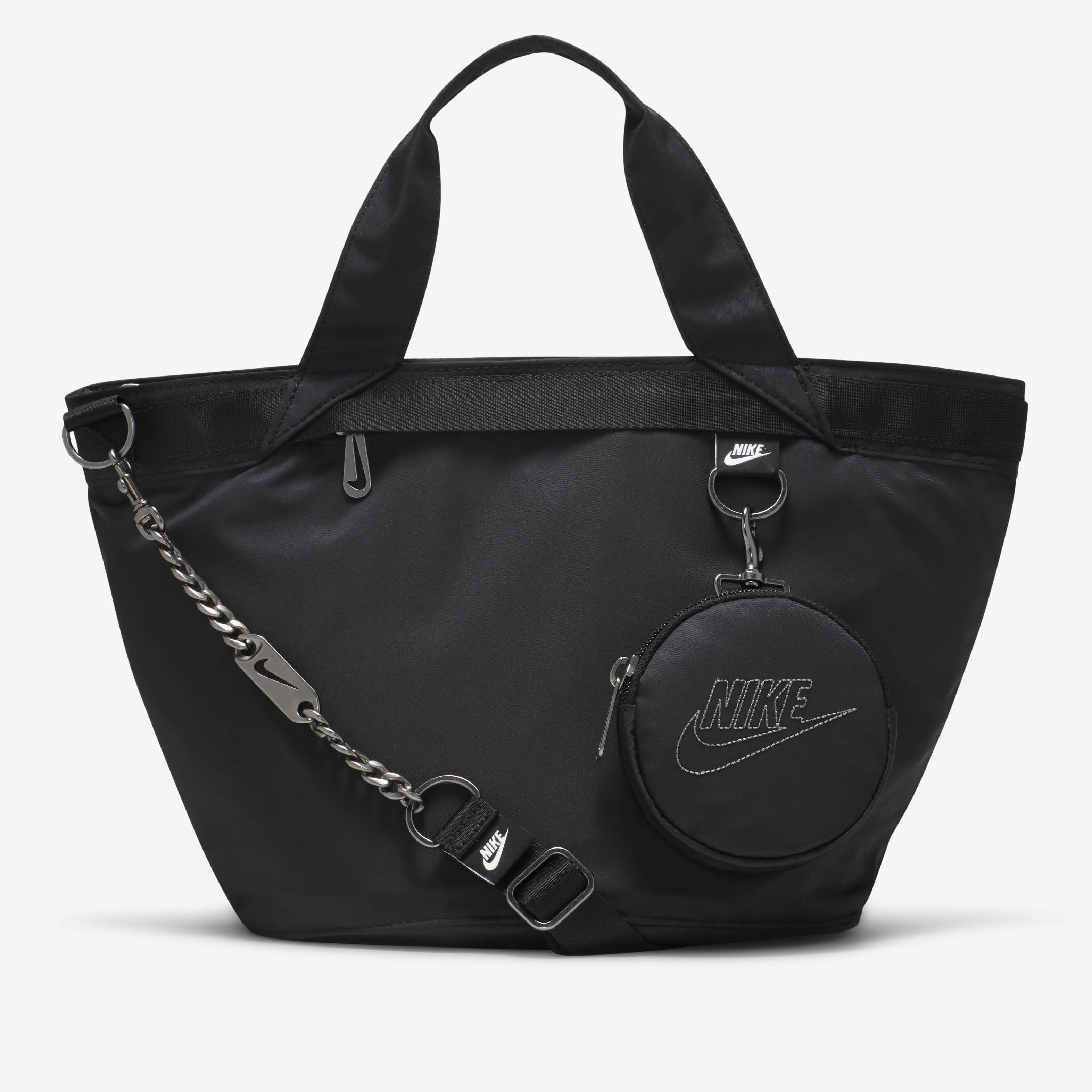 Buy Nike Sportswear Futura Luxe Women s Tote 10L Black Black Light Smoke Grey Nike Kuwait Official