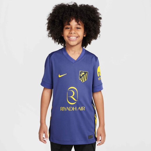 Atletico Madrid-Nike, Atlético Madrid 2025/26 Stadium Away, Older Kids' Nike Dri-FIT Football Replica Shirt