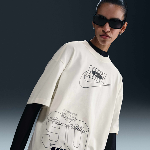 قمصان وتيشرتات-نايكي, نايكي سبورتسوير دانس, تيشيرت واسع للنساء قمصان وتيشرتات-نايكي, نايكي سبورتسوير دانس, تيشيرت واسع للنساء