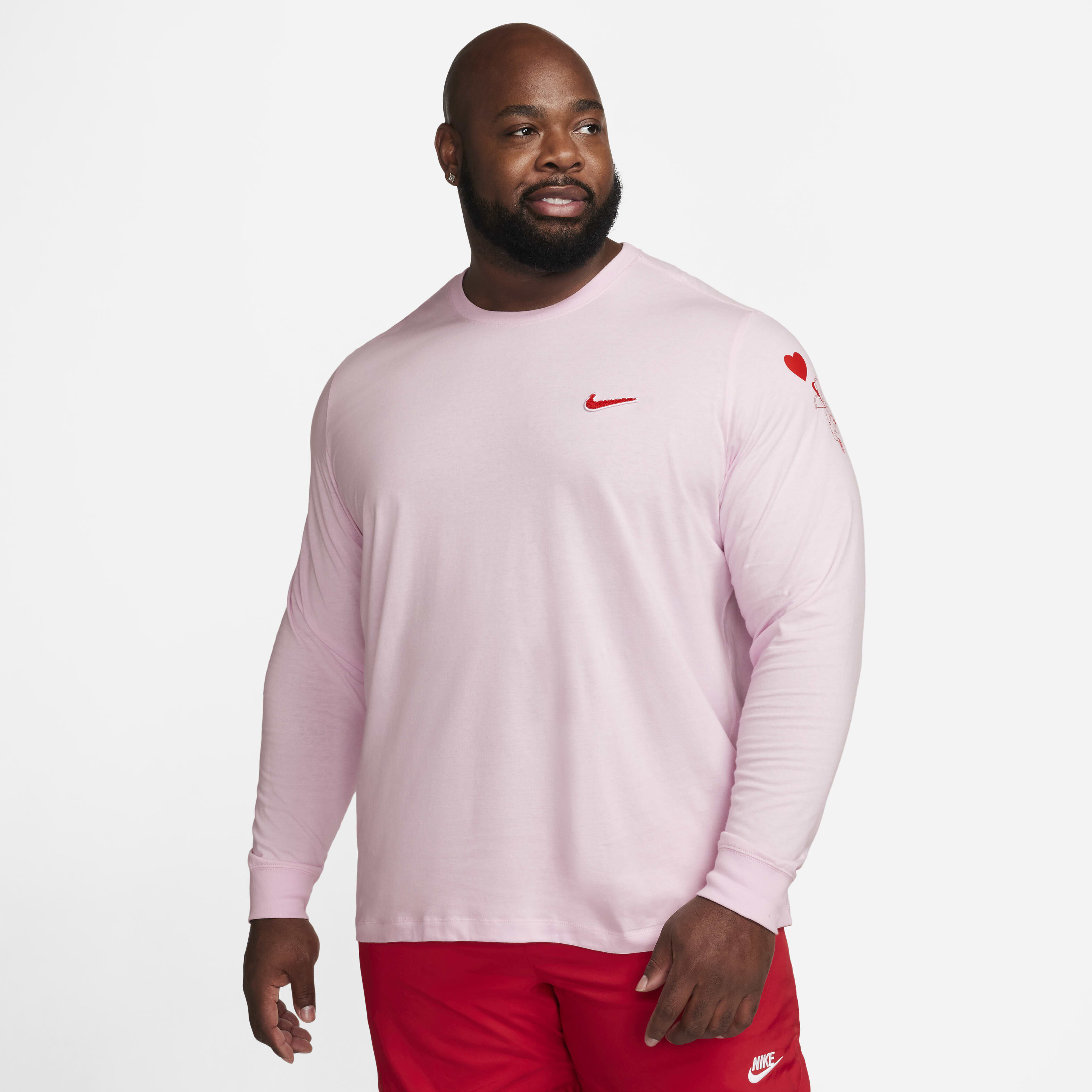 foam pink nike shirt