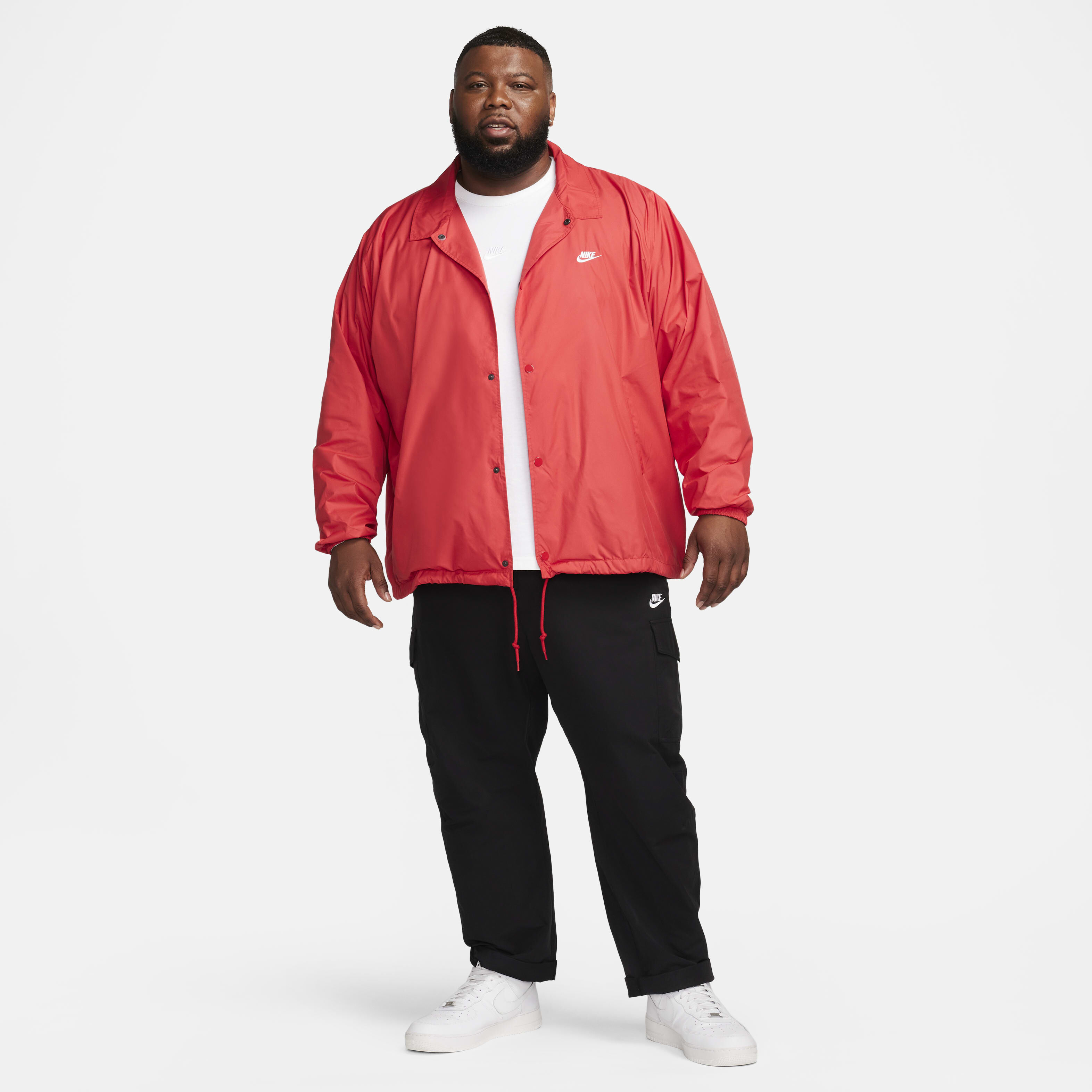 Buy Nike Club Men's Coaches' Jacket - University Red/White @ Nike