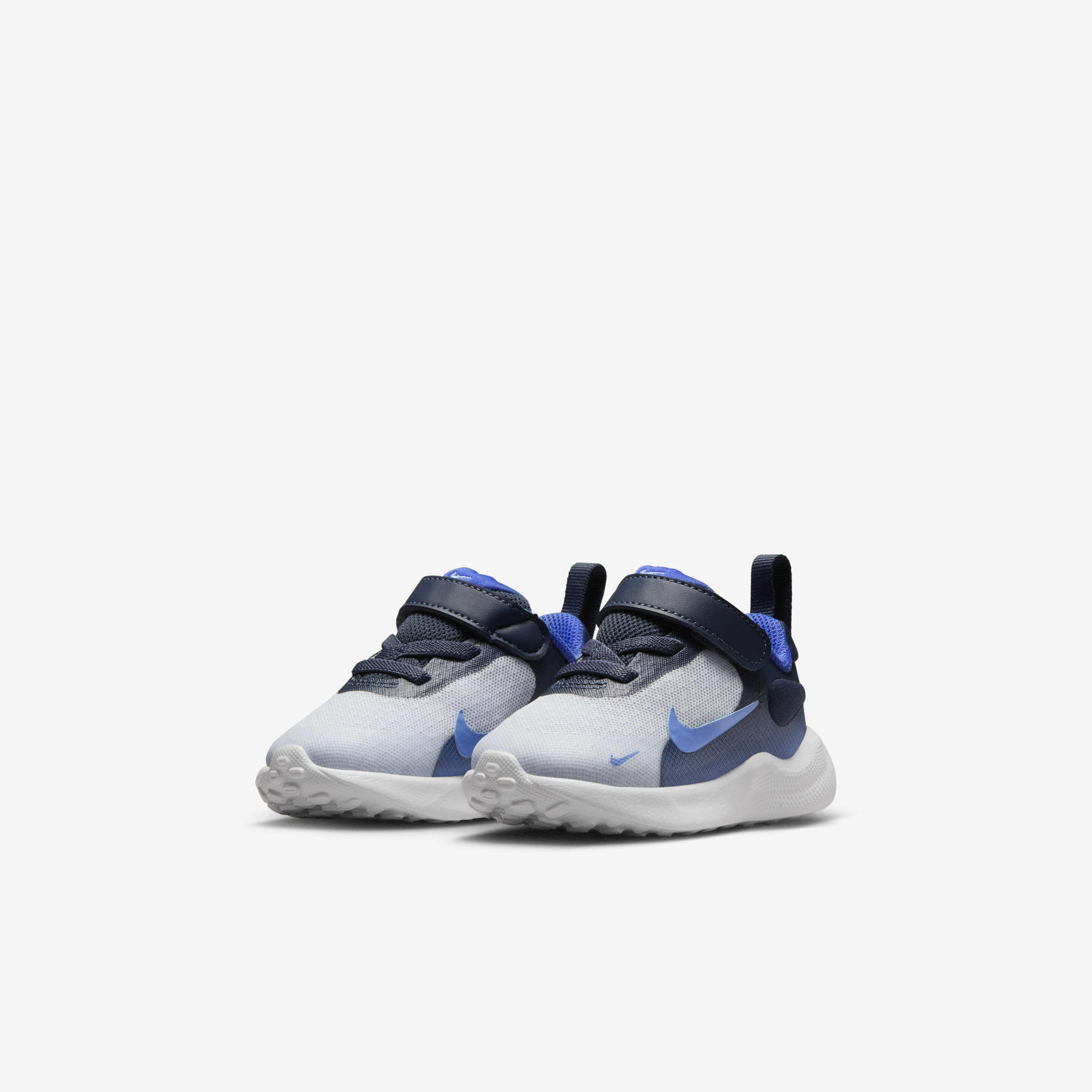 Buy Nike Revolution 7 Baby Toddler Shoes Football Grey Thunder Blue Astronomy Blue Royal Pulse Nike Kuwait Official