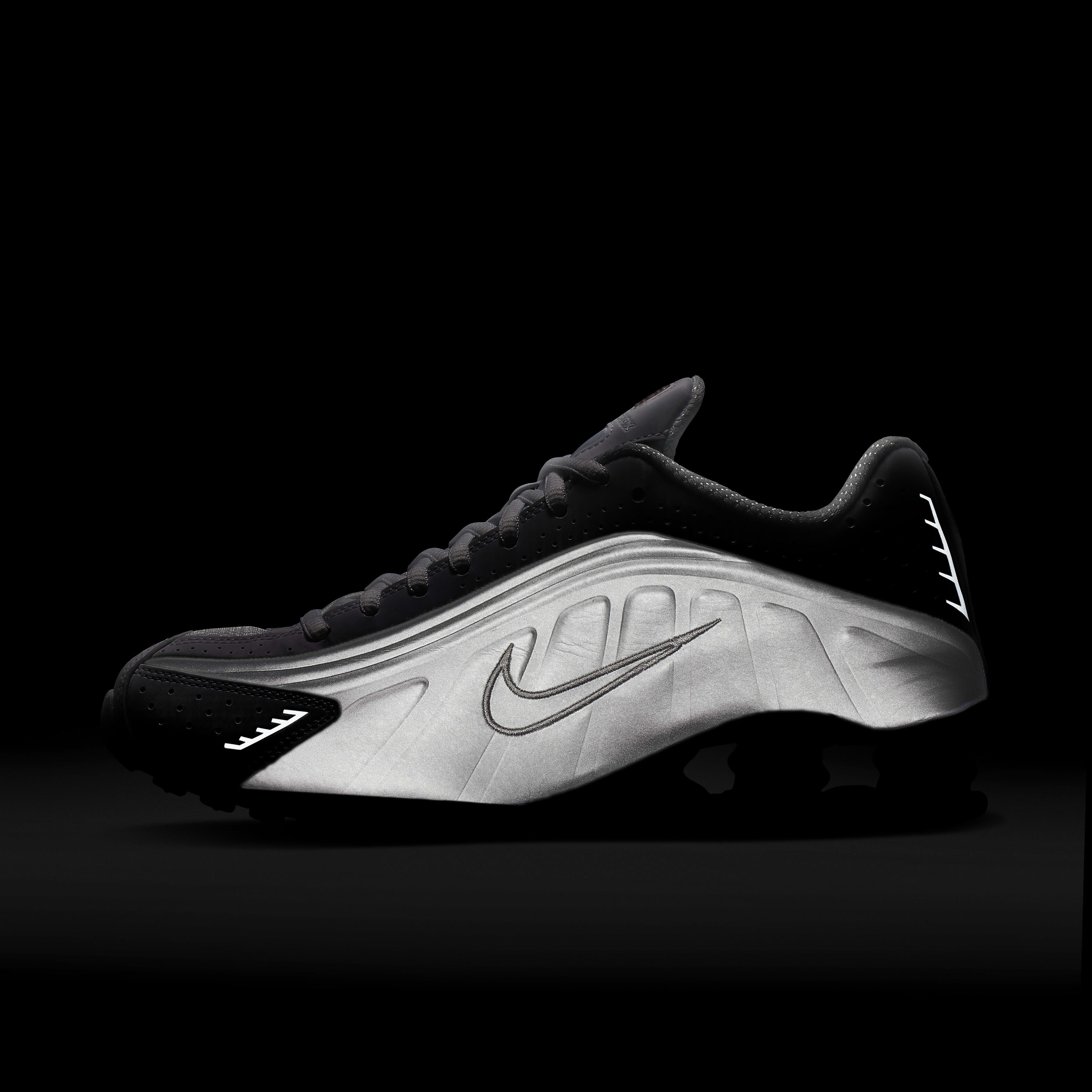 Buy Nike Shox R4 Women s Shoes White Metallic Silver Max Orange White Nike Kuwait Official