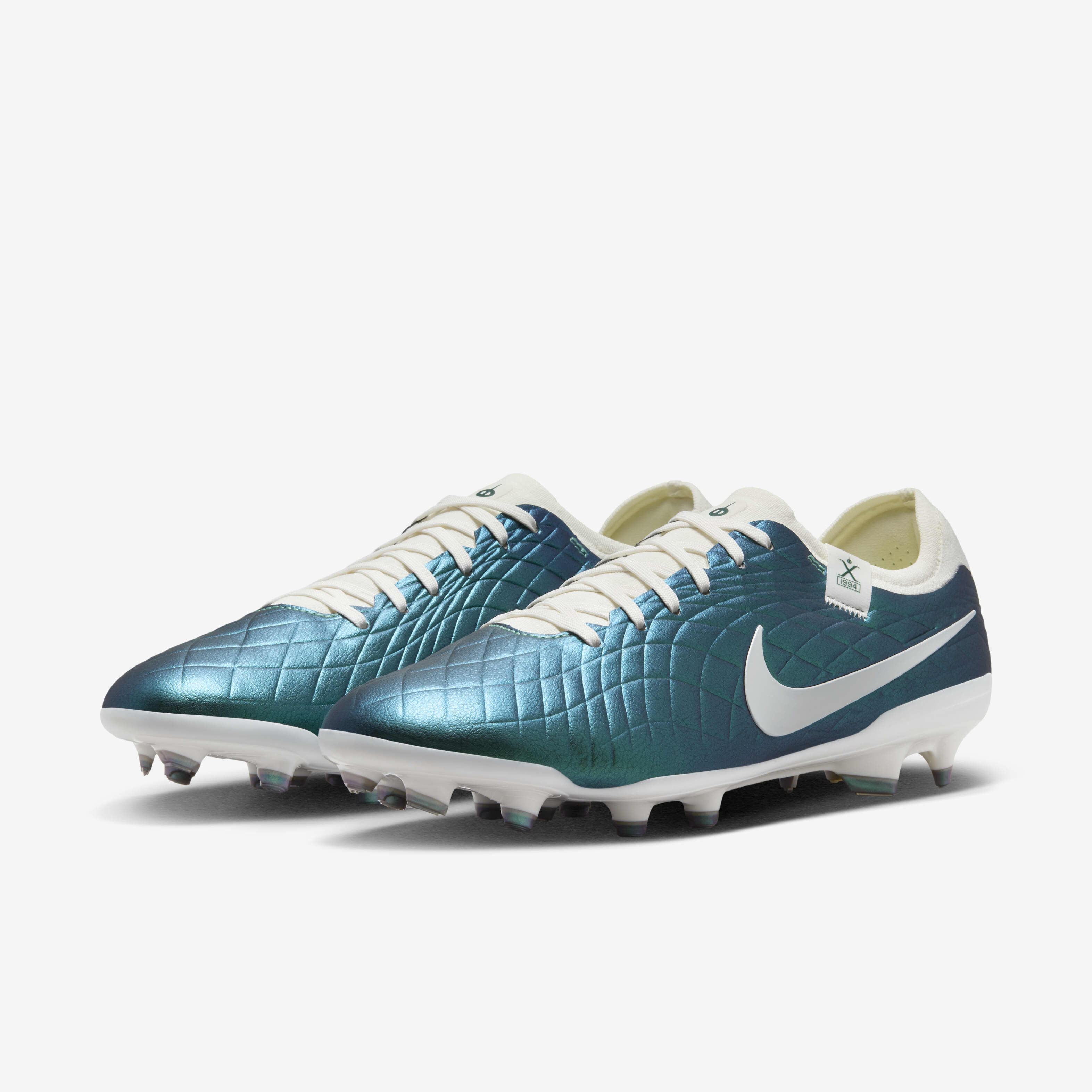 Buy Nike Tiempo Emerald Legend 10 Pro FG Low Top Football Boot Dark Atomic Teal Sail Nike Kuwait Official