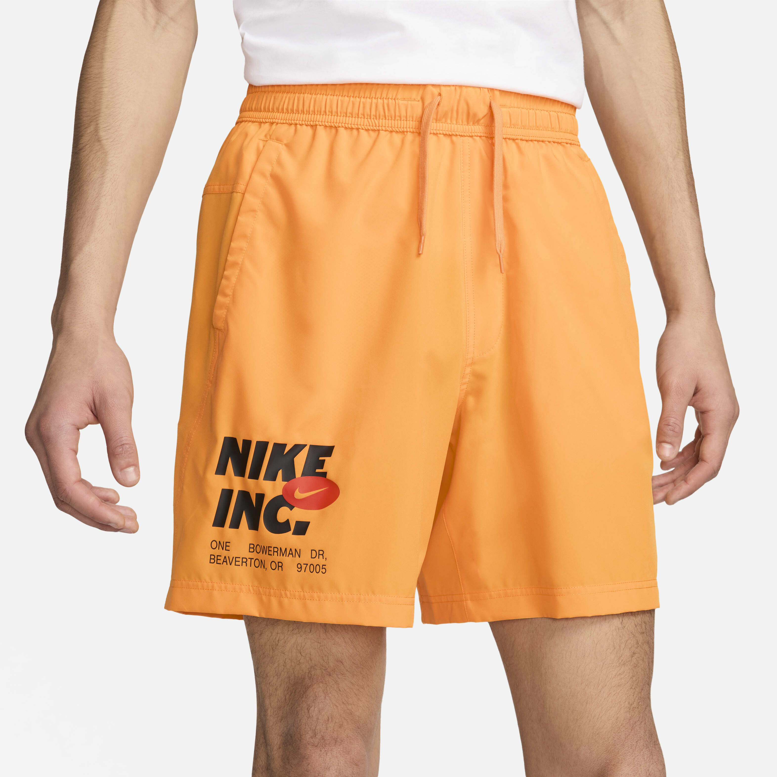Orange nike dri fit shorts discount