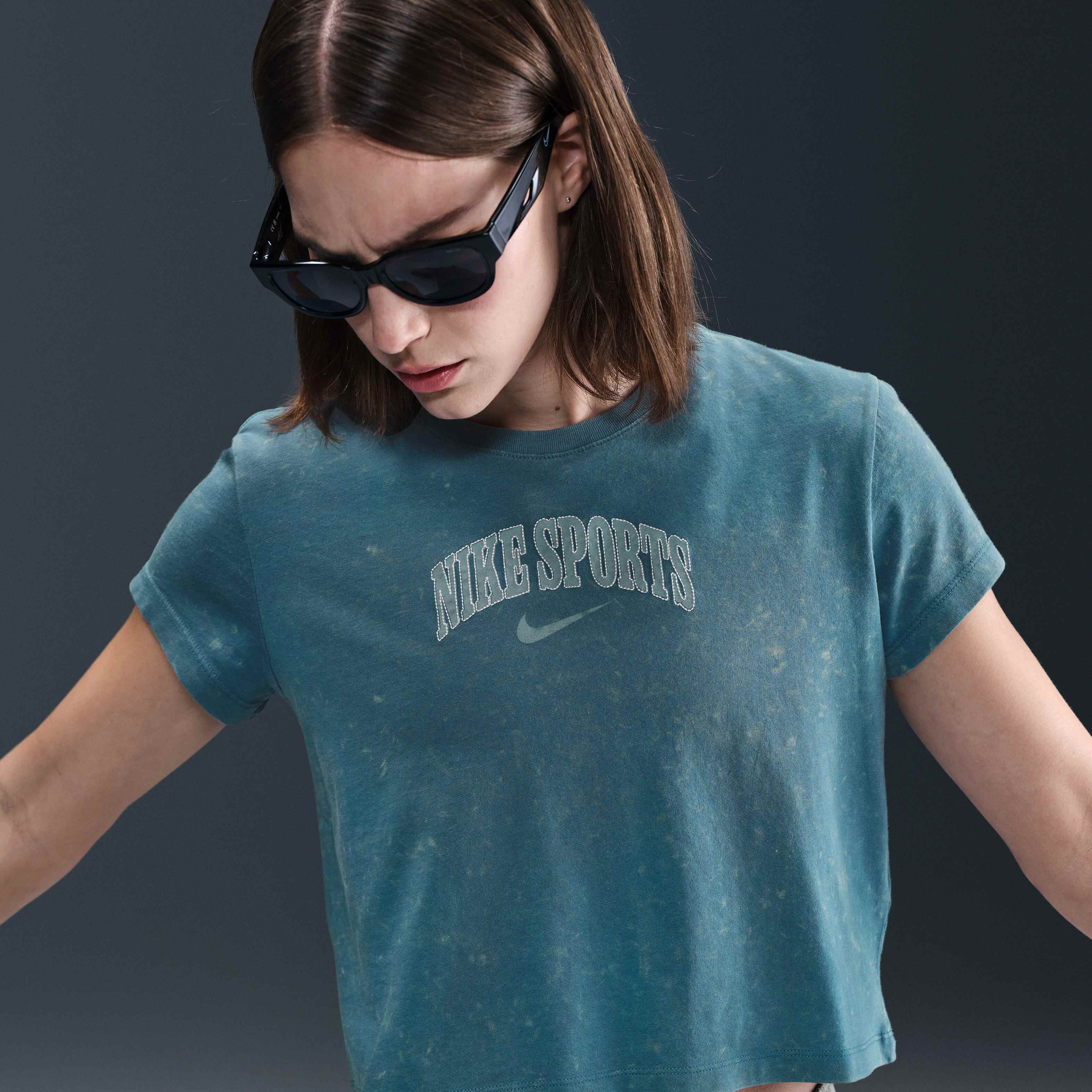 ★ Nike★ Sportswear Short Sleeve T-Shirt W Smoky Blue IB73 Buy Nike Sportswear Women's Short-Sleeve T-Shirt - Smoky