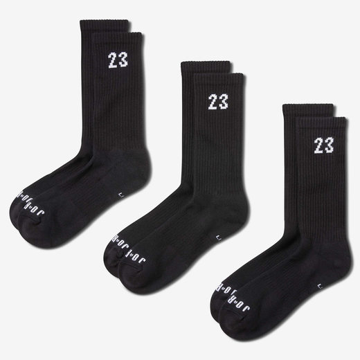 Socks-JRDN, Jordan Essentials, Crew Socks (3 Pairs)