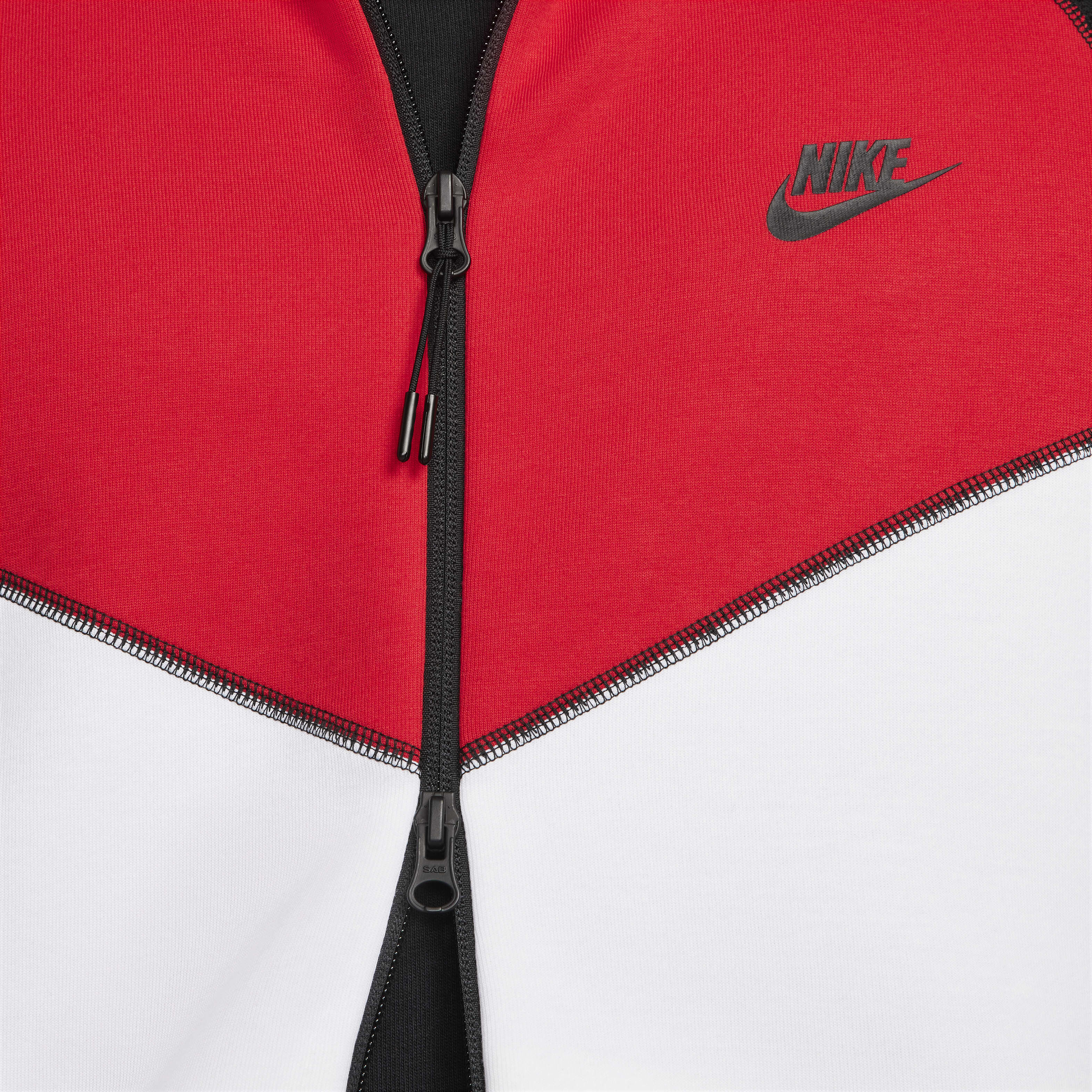Nike tech fleece windrunner red best sale