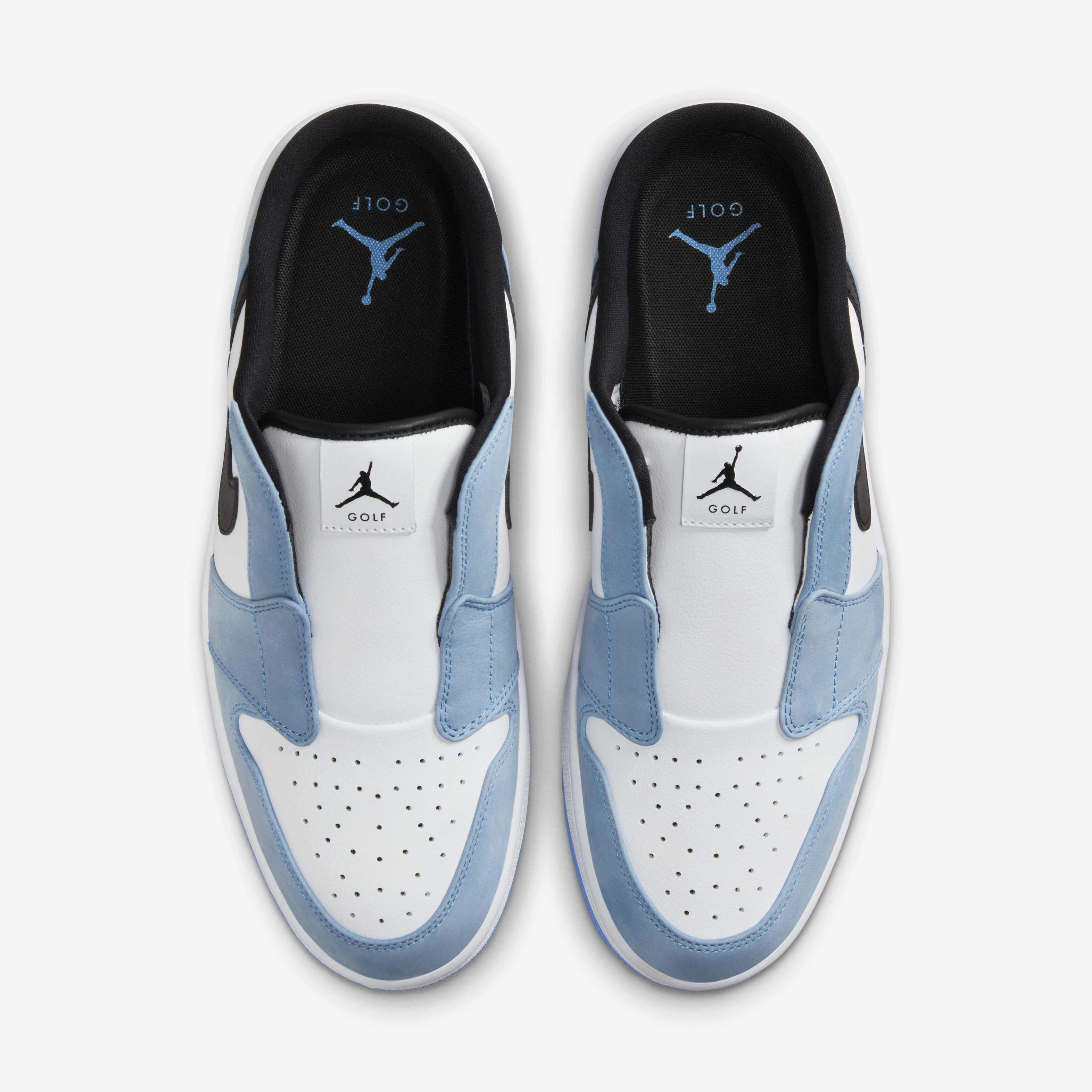 【新品未使用】Nike AirJordan 1 Mule Golf 27 Cm Air Jordan Mule Golf Shoes (FJ1214-001, Black/White/Varsity