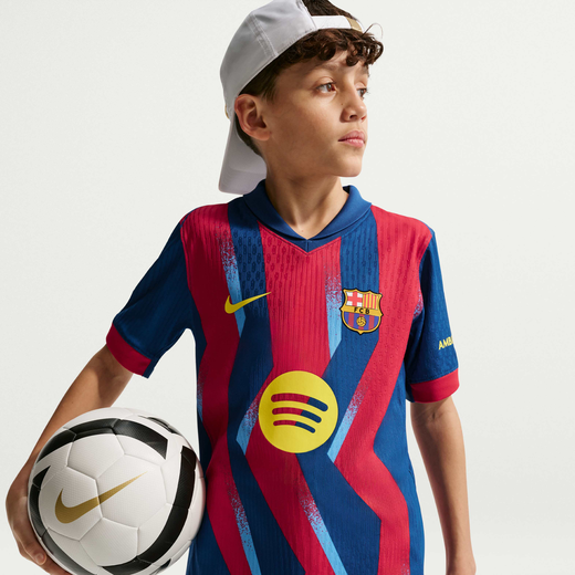 Kids' Jerseys-Nike, FC Barcelona 2025/26 Match Fourth, Older Kids' Nike Dri-FIT ADV Football Authentic Shirt