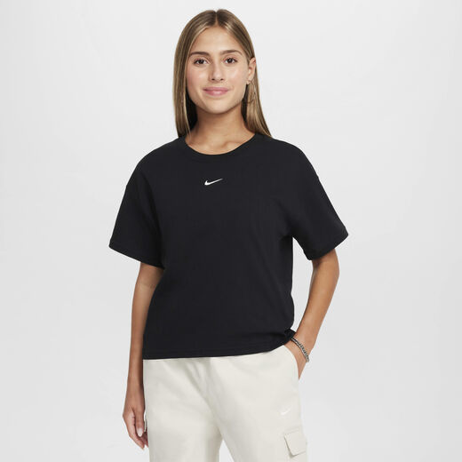 T-Shirts & Tops-Nike, Nike Sportswear Essential, Older Kids' (Girls') T-Shirt