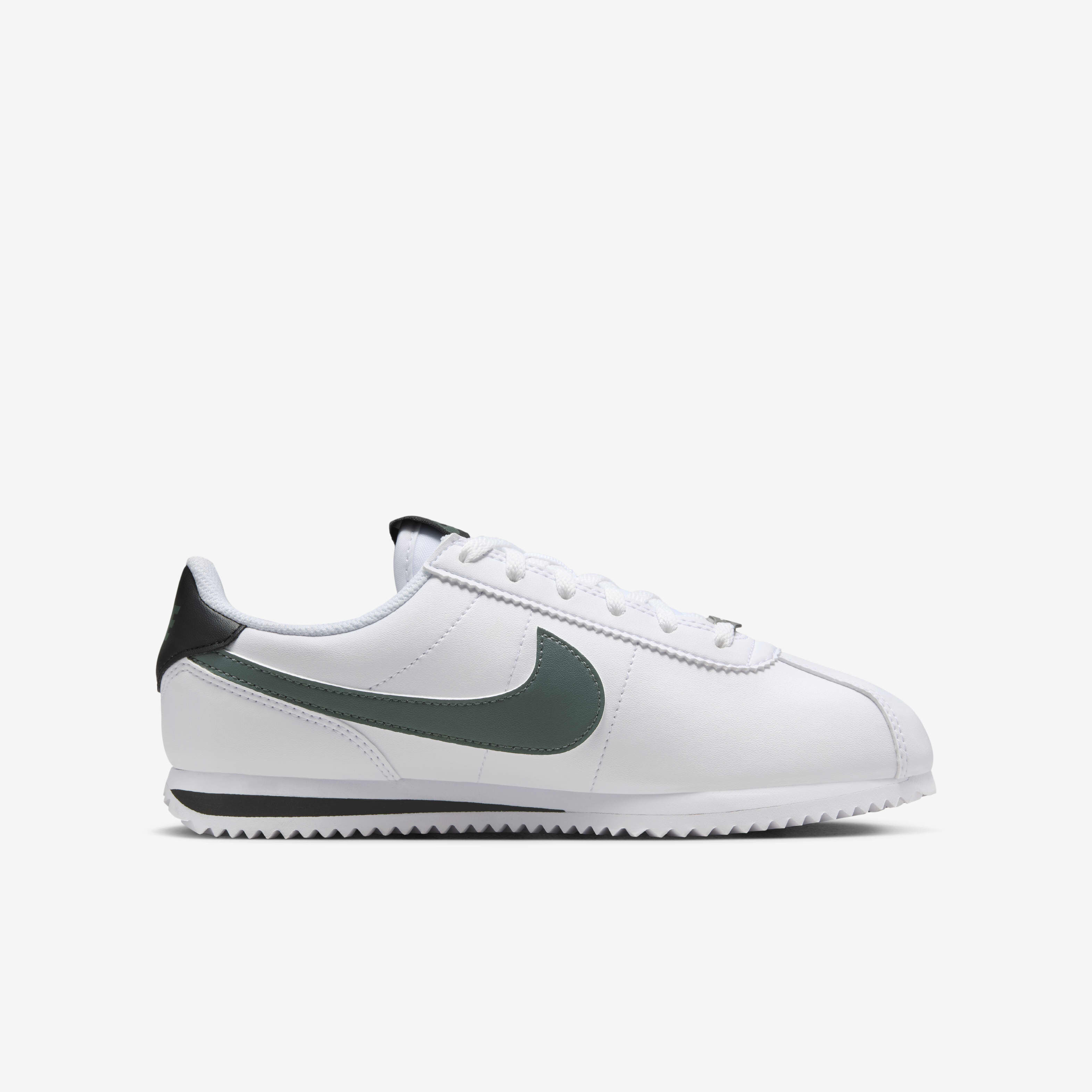 Buy Nike Cortez Older Kids Shoes White Black Vintage Green Nike Kuwait Official