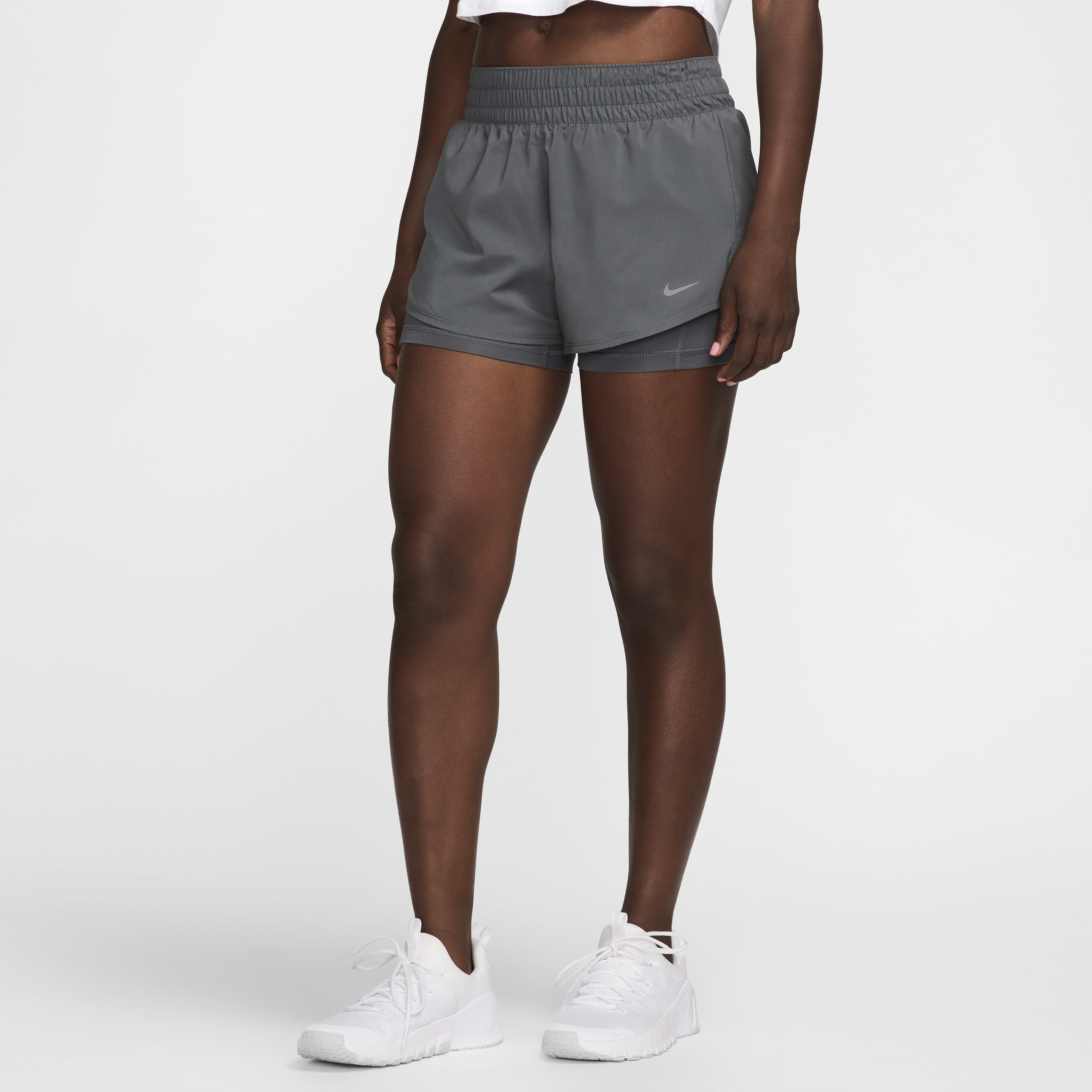 Nike shorts 2 in 1 womens on sale