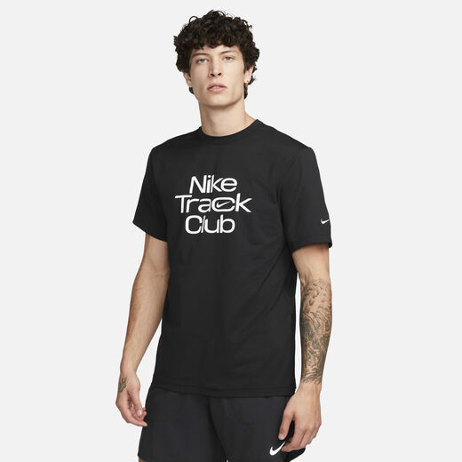 Men's Short Sleeves Shirts-Nike, Nike Track Club, Men's Dri-FIT Short-Sleeve Running Top