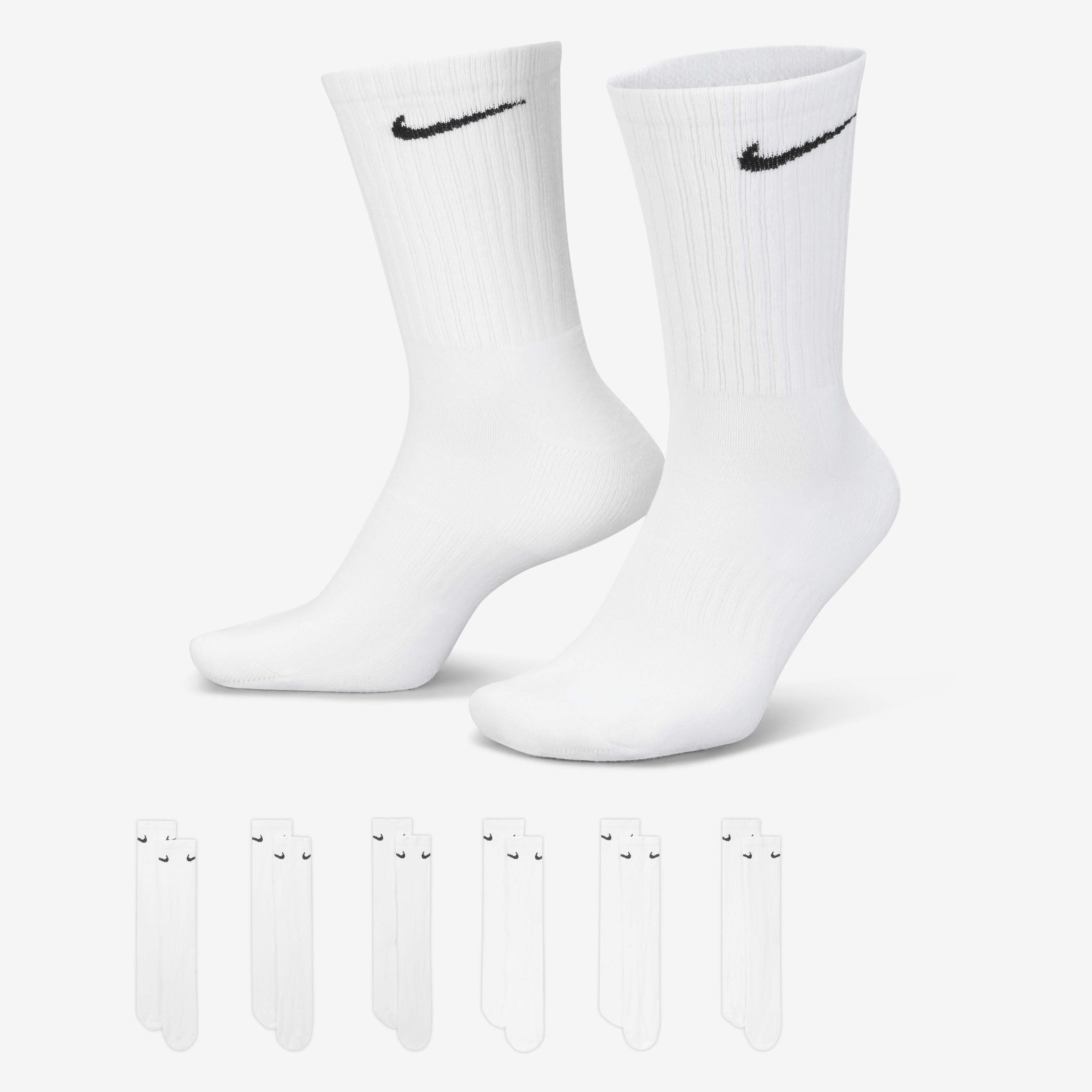 Nike socks long white deals