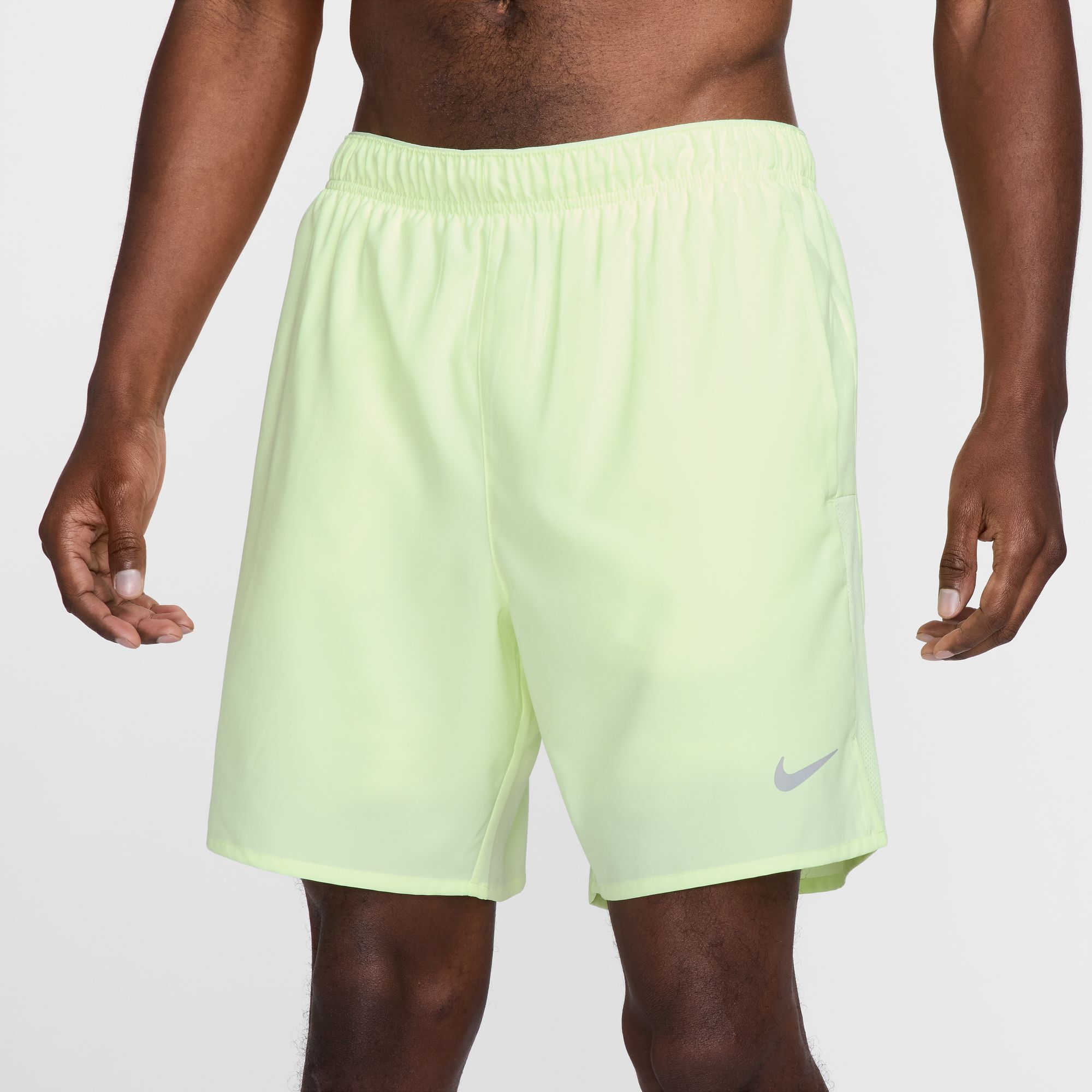 Buy Nike Challenger Men s Dri FIT 18cm approx. 2 in 1 Running Shorts Barely Volt Barely Volt Barely Volt Nike Kuwait Official