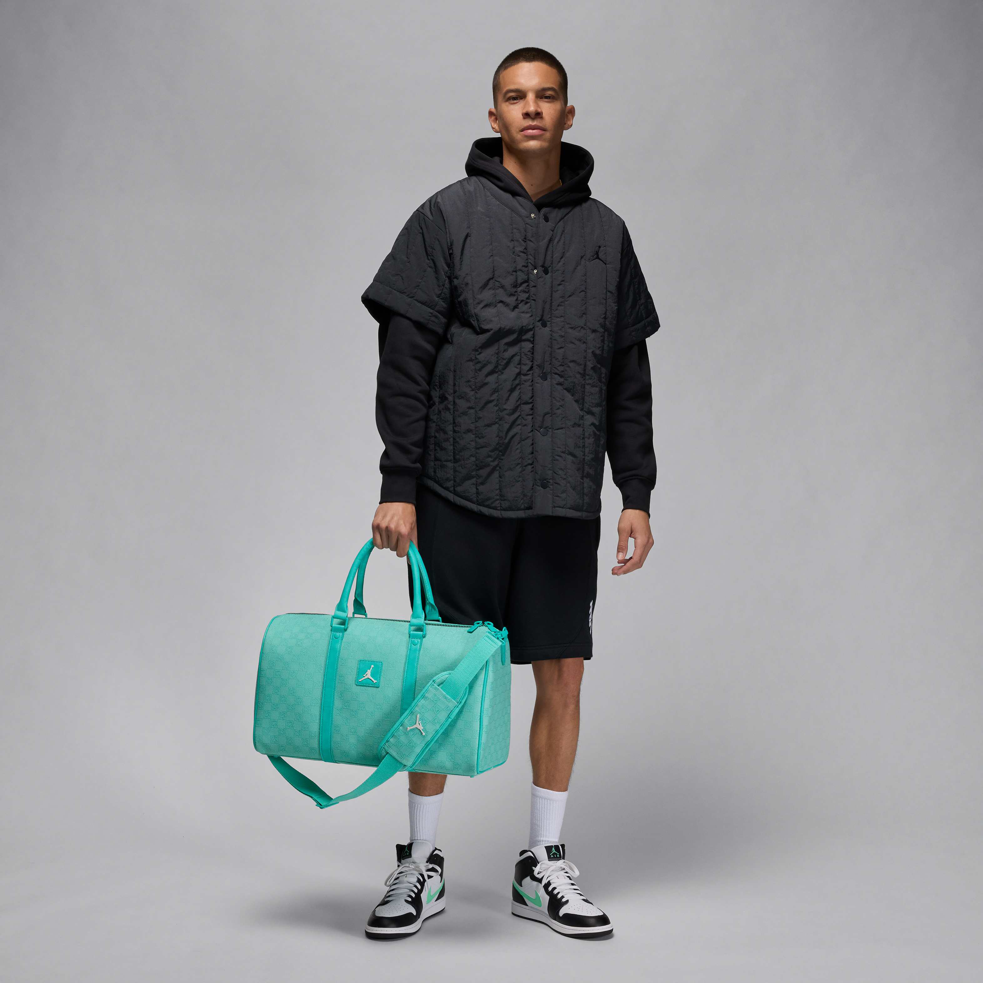 Buy Jordan Monogram Duffle (25L) Duffle Bag - Emerald Rise
