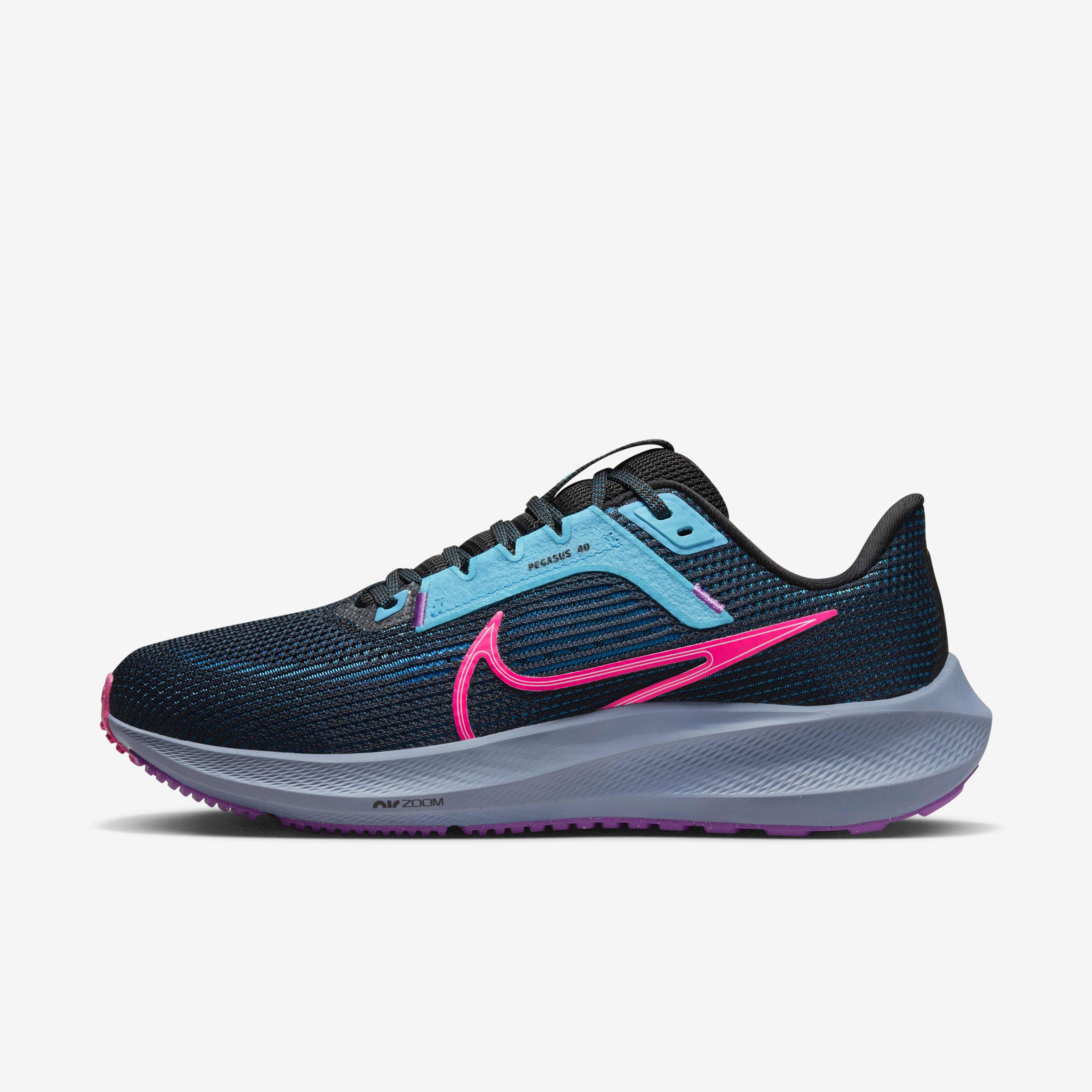 Buy Nike Pegasus 40 SE Women s Road Running Shoes Black Green Abyss Baltic Blue Hyper Pink Nike Kuwait Official
