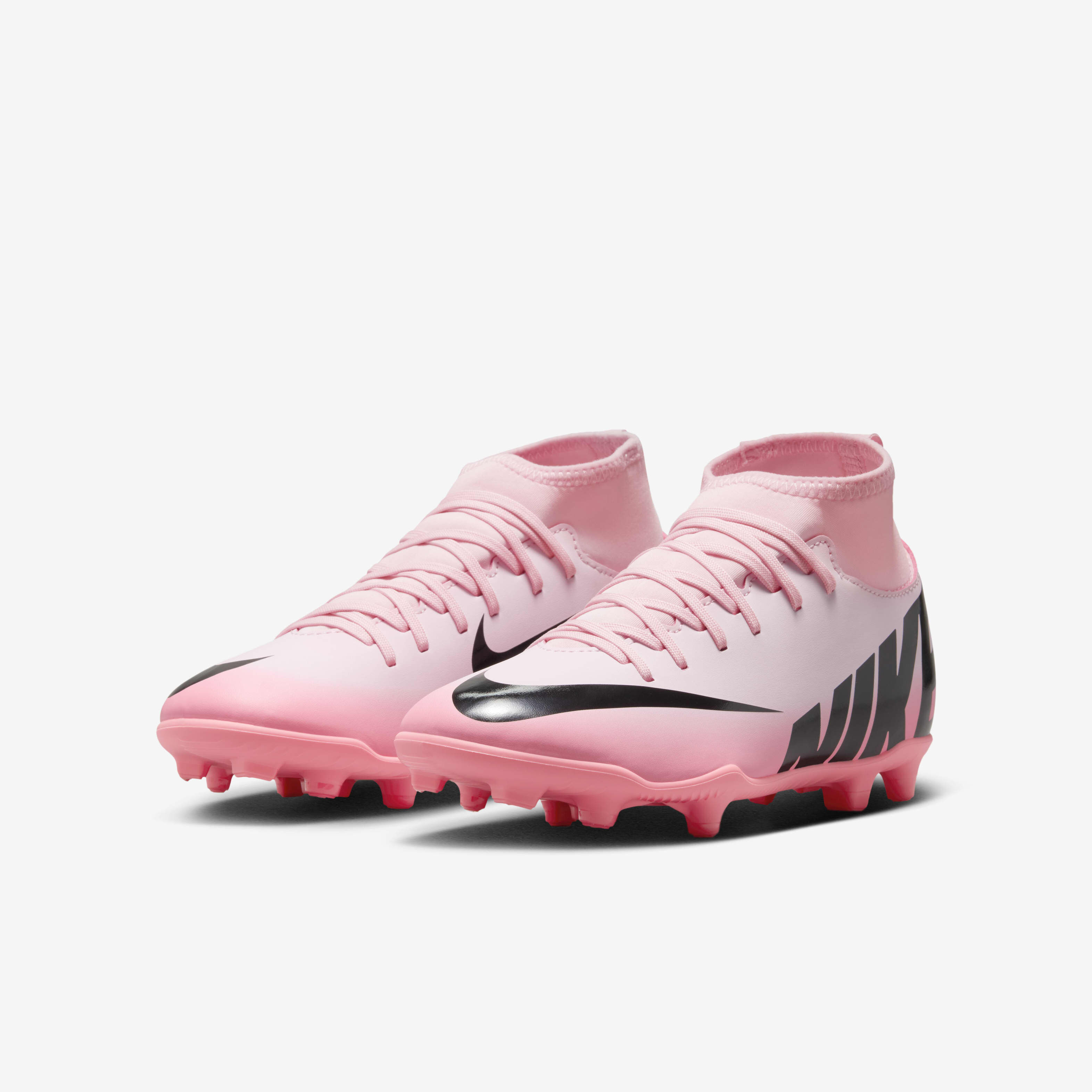 Buy Nike Jr. Mercurial Superfly 9 Club Younger Older Kids Multi Ground High Top Football Boot Pink Foam Black Nike Kuwait Official