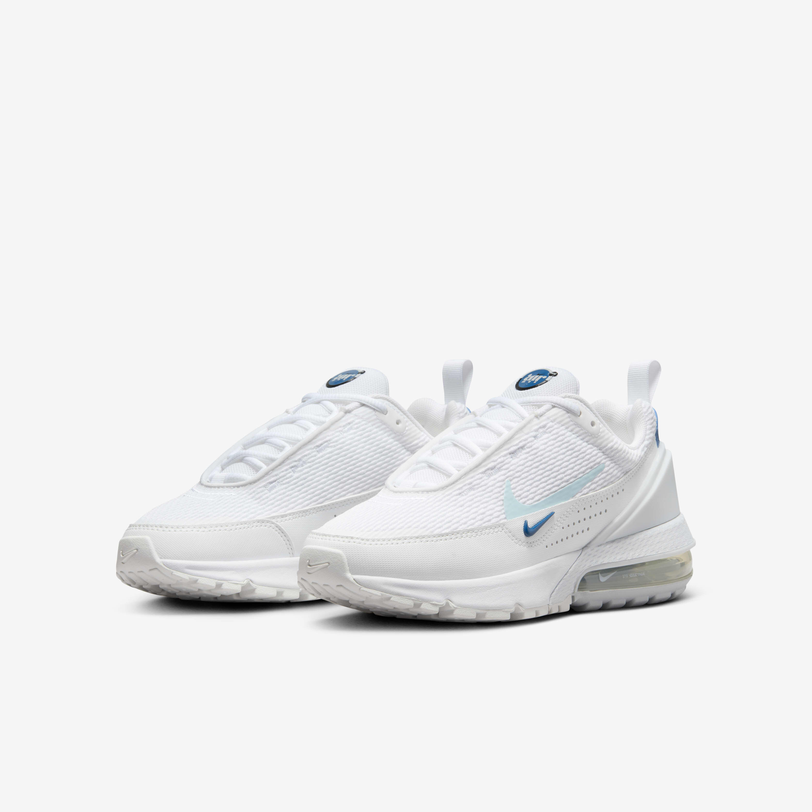 Buy Nike Air Max Pulse Older Kids Shoes White Court Blue Pure Platinum Glacier Blue Nike Kuwait Official