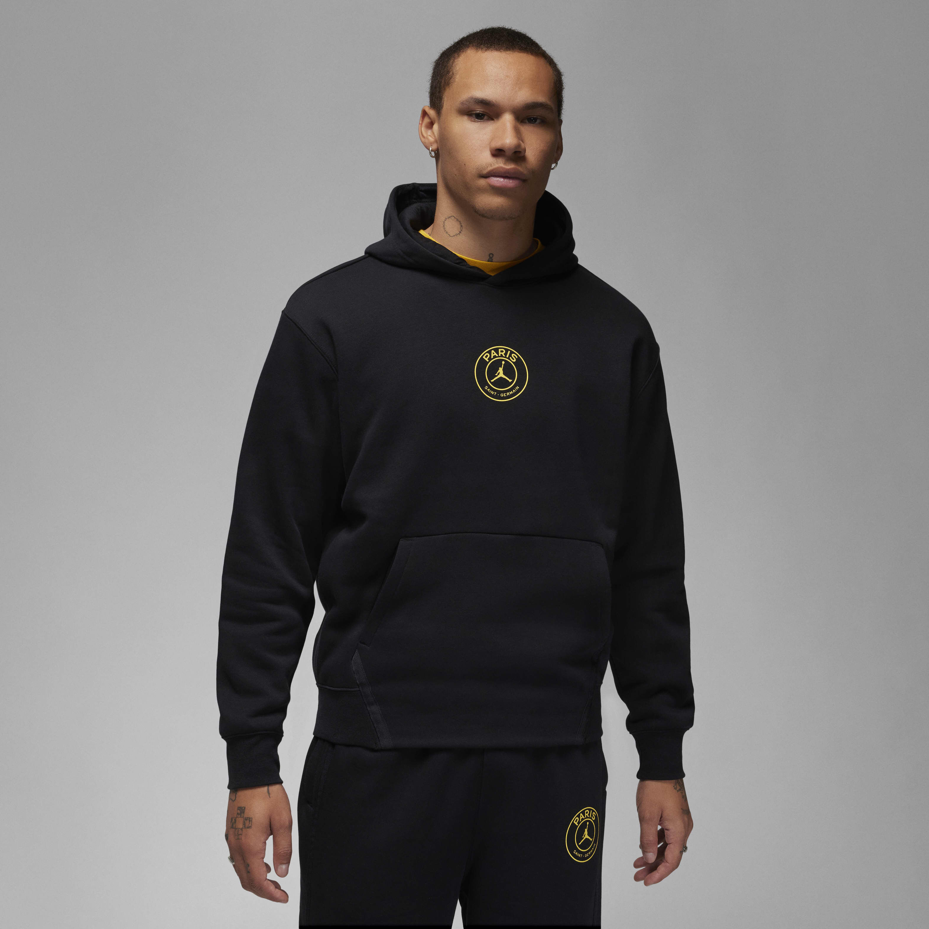 psg hoodie black