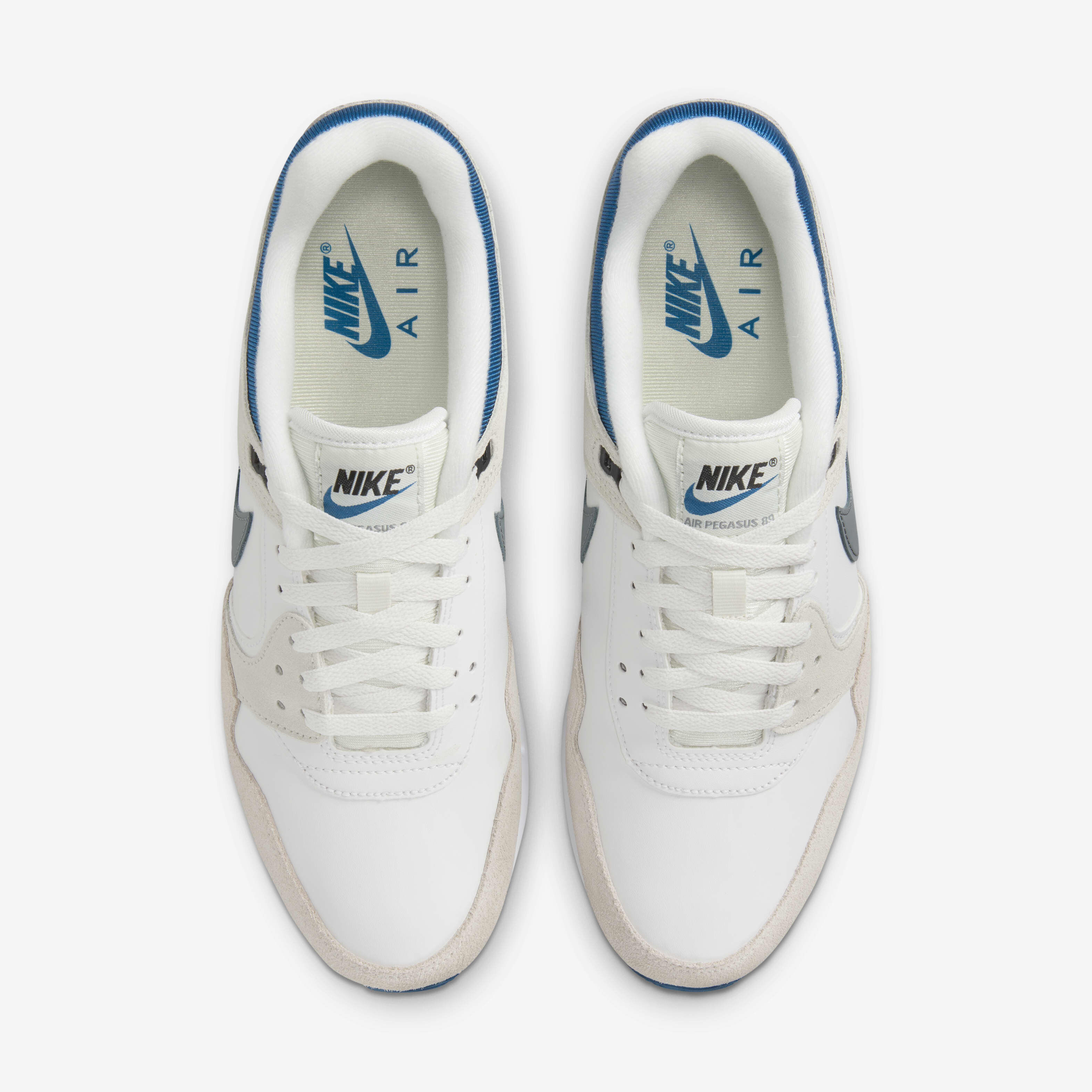 nike air pegasus 89 white blue