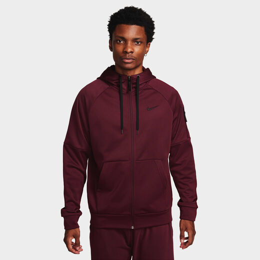 Men's Hoodies-Nike, Nike Therma, Men's Therma-FIT Full-Zip Fitness Top