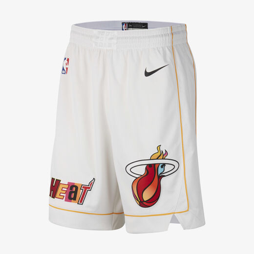 Shorts & Tees-Nike, Miami Heat City Edition, Men's Nike Dri-FIT NBA Swingman Shorts