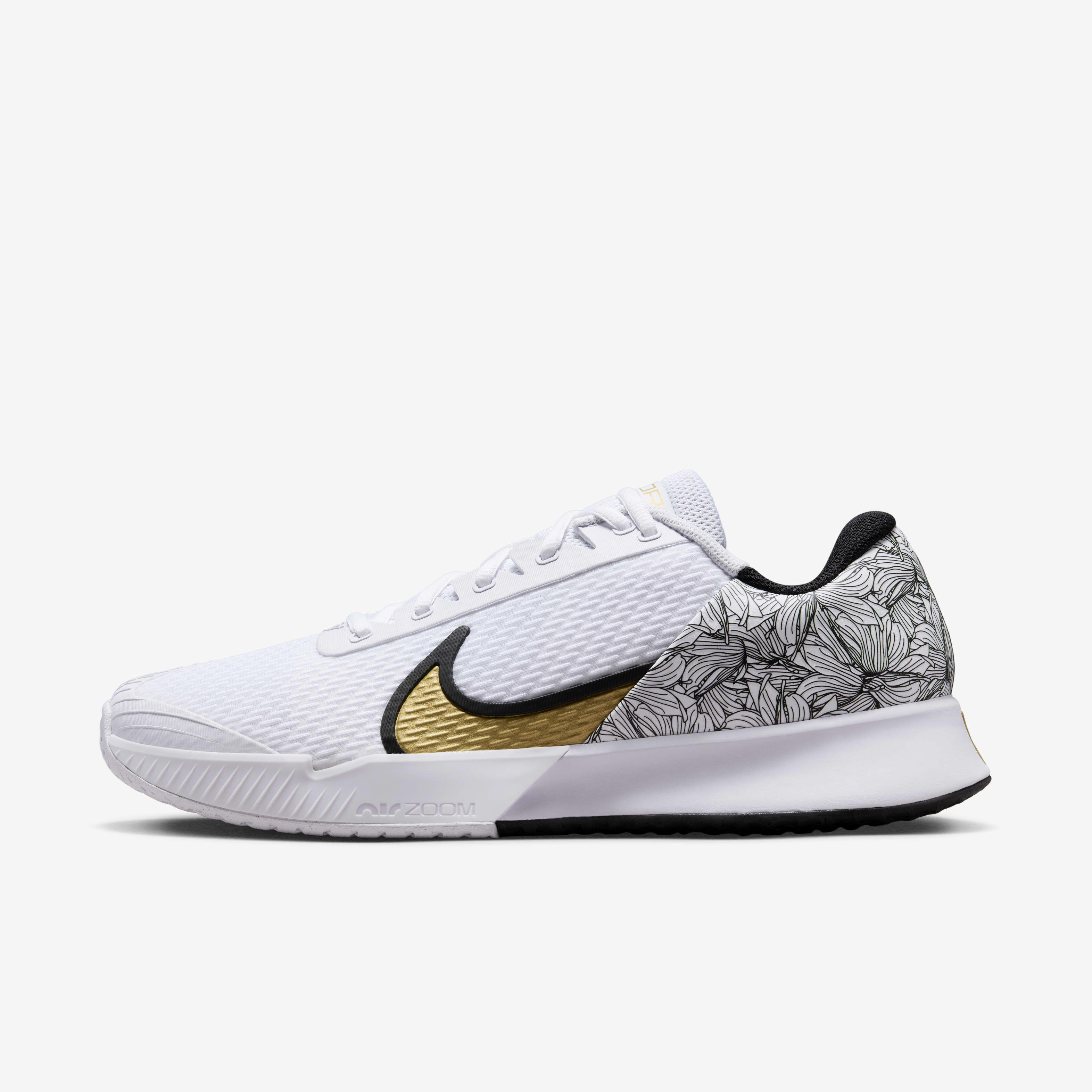 White and gold tennis shoes shop
