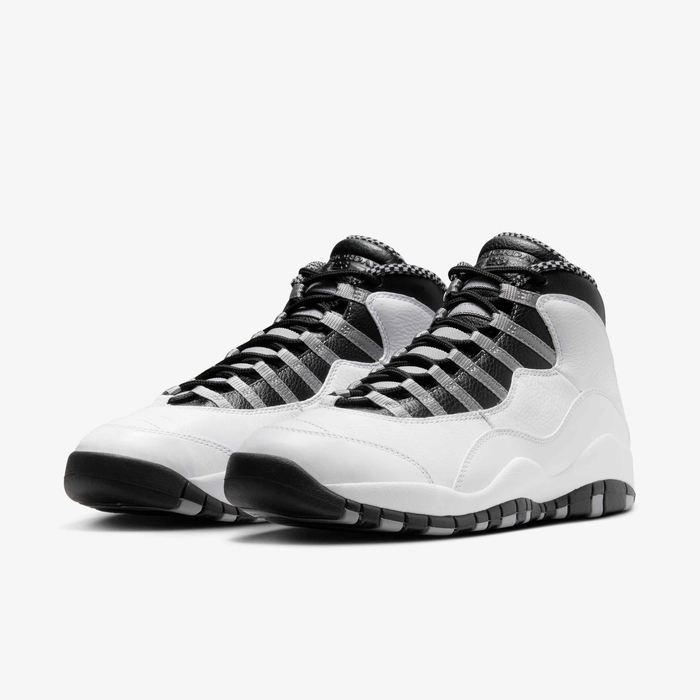 Buy Air Jordan 10 Retro Men's Shoe White/Light Steel Grey/Dark