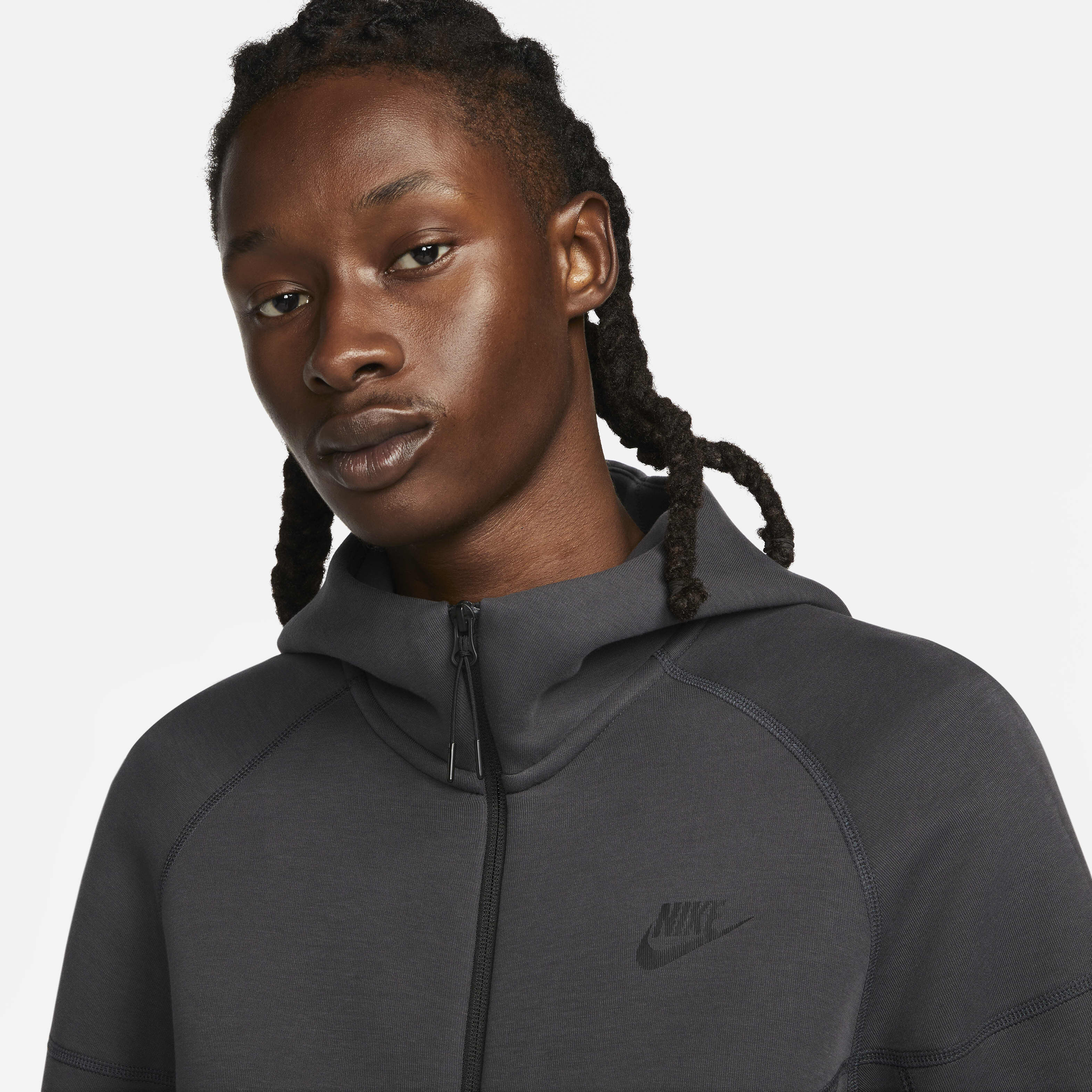 Buy Nike Sportswear Tech Fleece Windrunner Men's Full-Zip Hoodie -  Anthracite/Black | Nike Kuwait Official