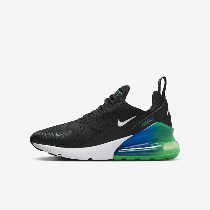 Buy Nike Air Max 270 Older Kids' Shoes Black/Malachite/Photo