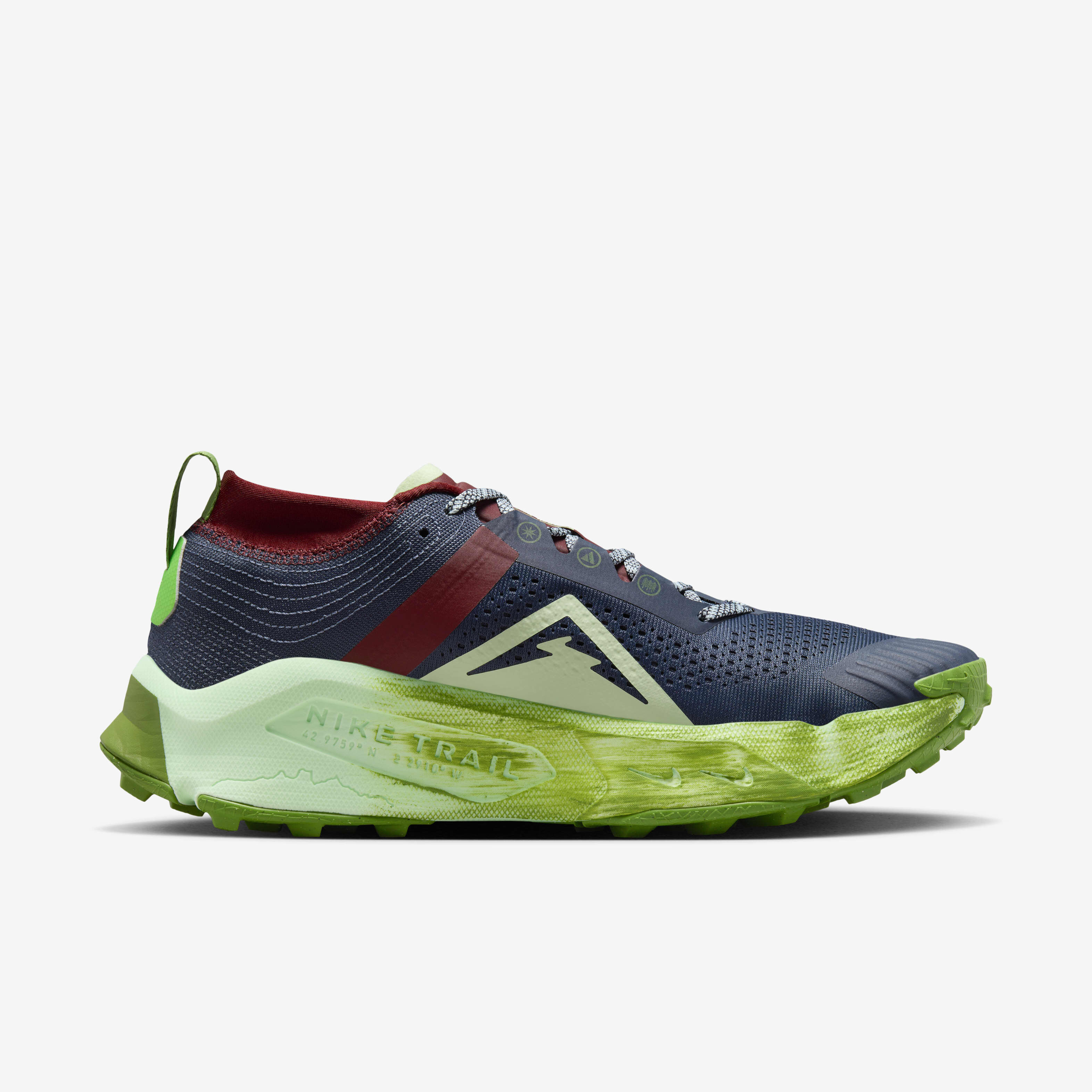 Nike men's air zoom pegasus 36 trail running shoes - teal/red shop