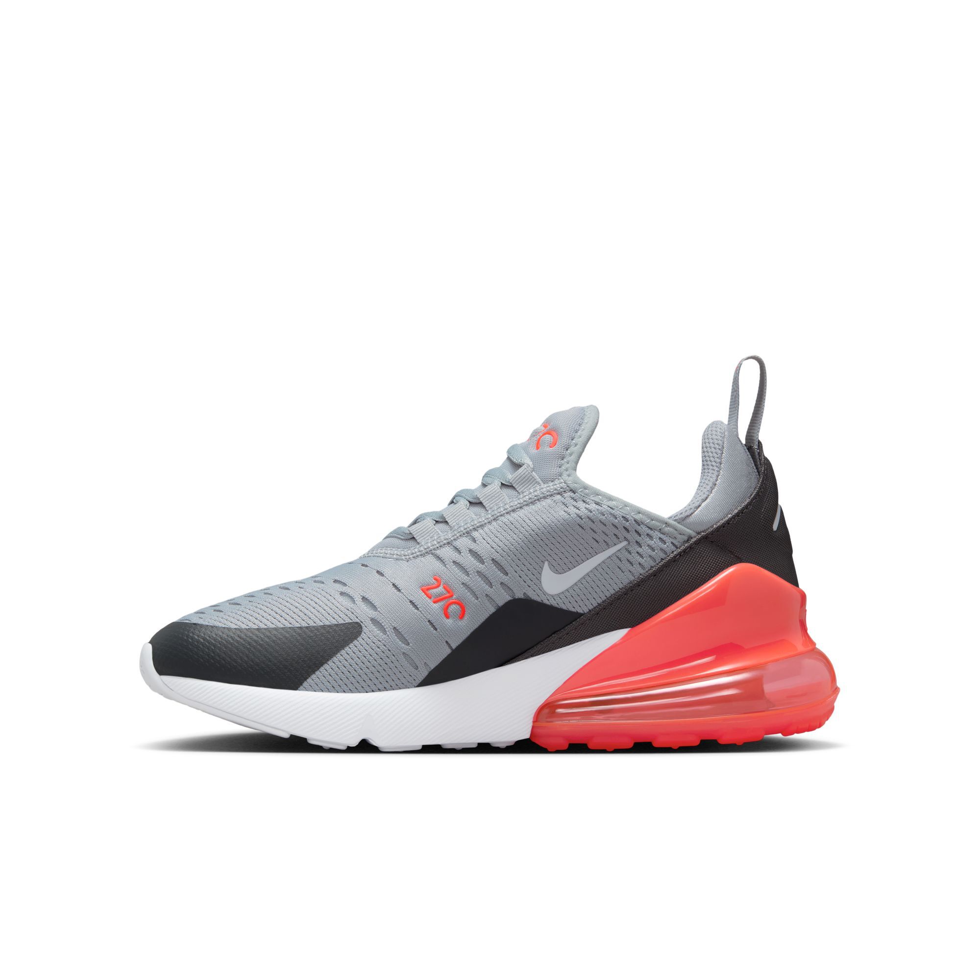 Buy Nike Air Max 270 Older Kids Shoes Wolf Grey Anthracite Bright Crimson White Nike Kuwait Official