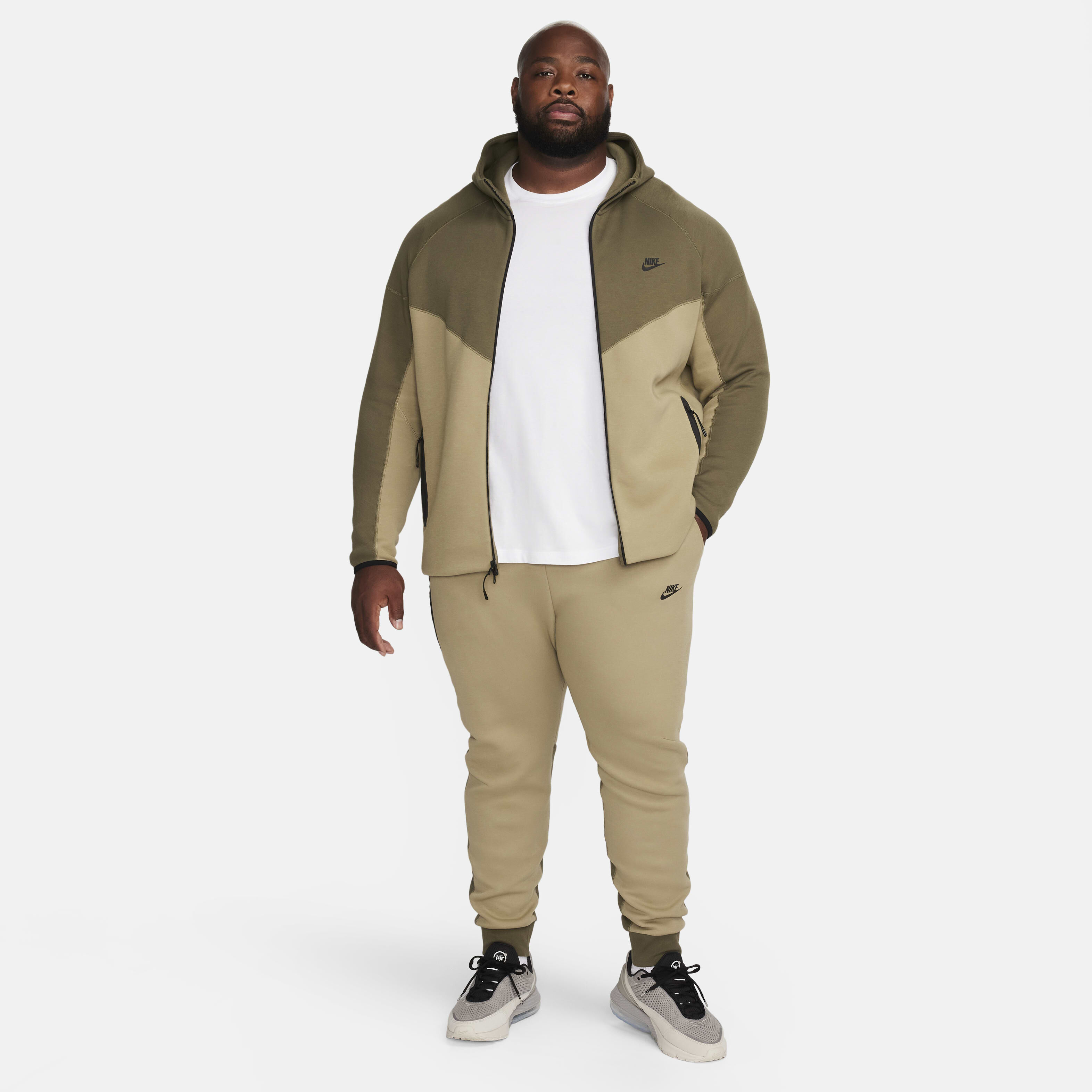 Buy Nike Sportswear Tech Fleece Men s Joggers Neutral Olive Medium Olive Black Nike Kuwait Official