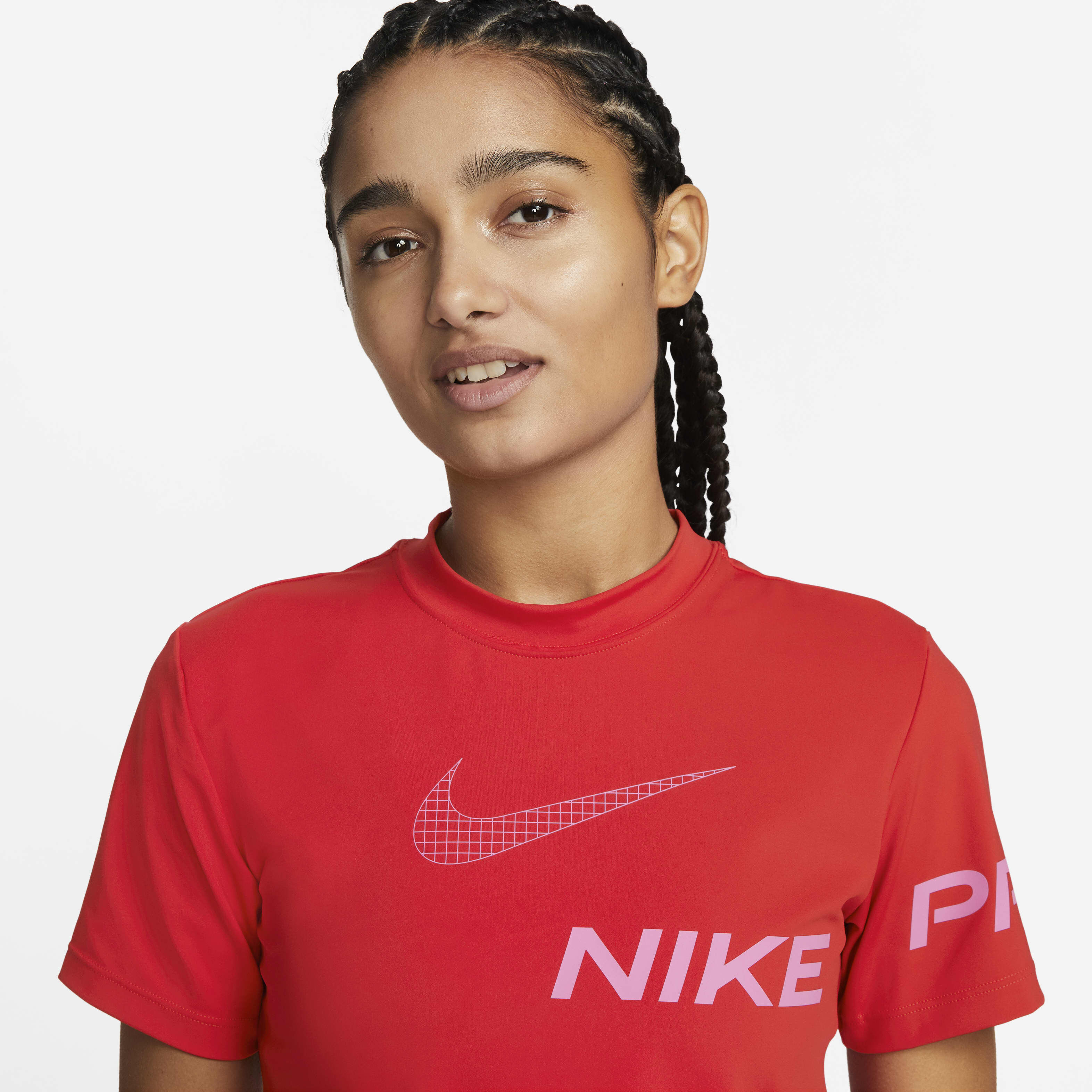 Womens red nike top on sale