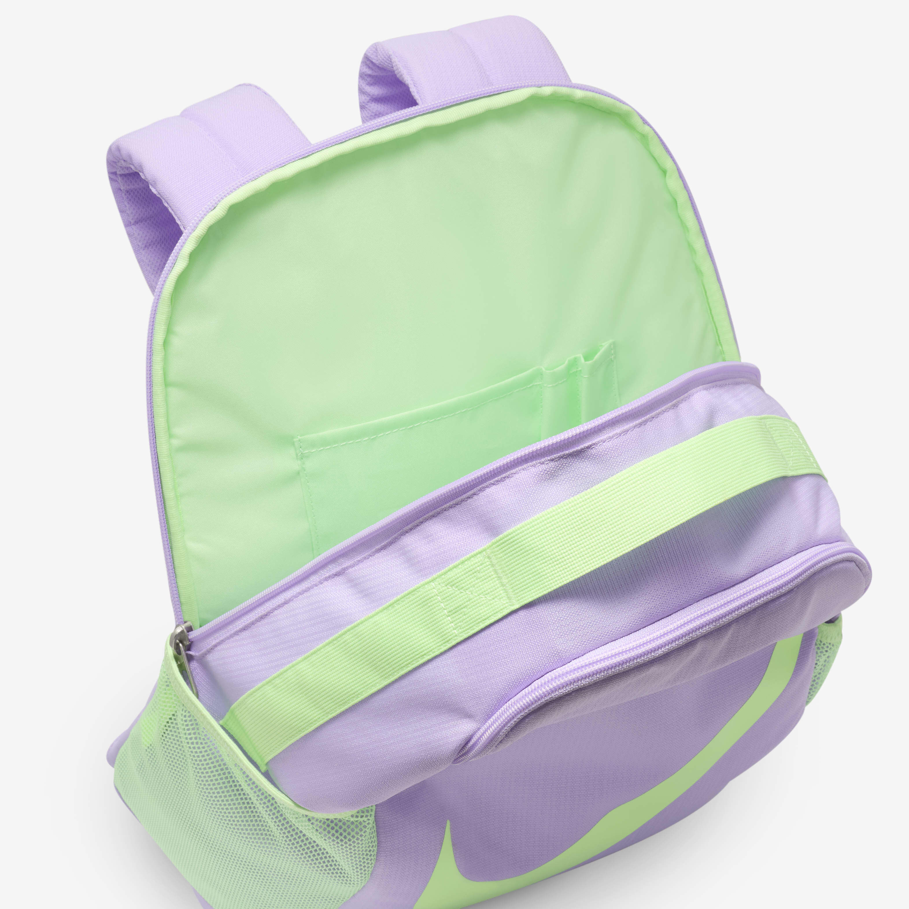 Buy Nike Brasilia Kids Backpack 18L Lilac Bloom Vapour Green Vapour Green Nike Kuwait Official