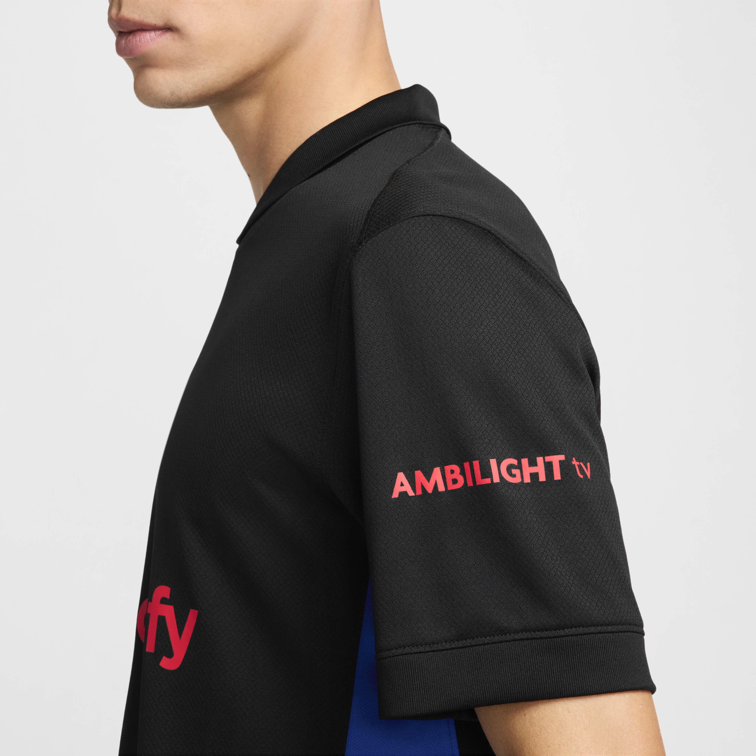 Buy F.C. Barcelona 2024/25 Stadium Away Men's Nike Dri-FIT Football Replica  Shirt - Black/University Red/Hyper Royal/Black | Nike Kuwait Official