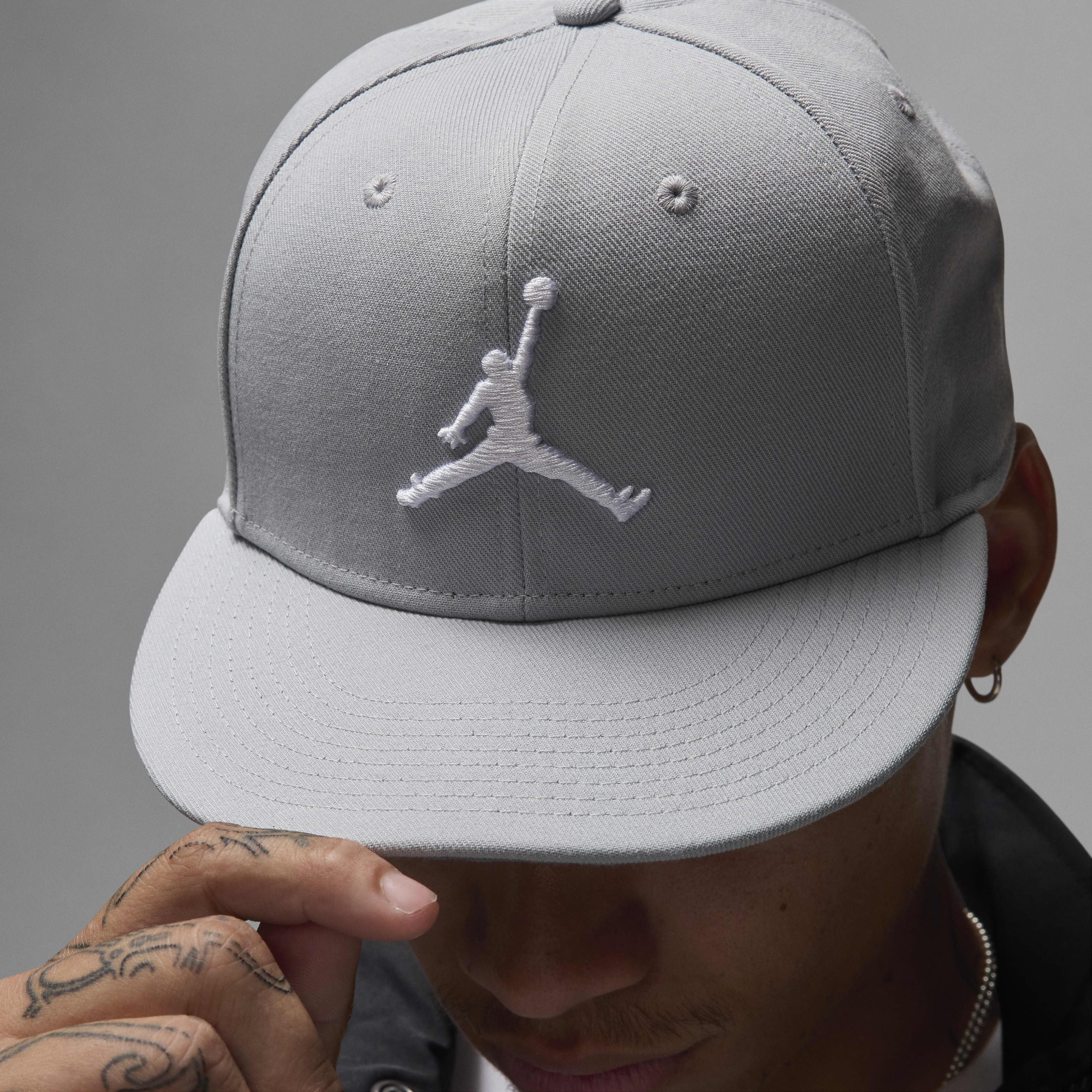 air jordan cap grey