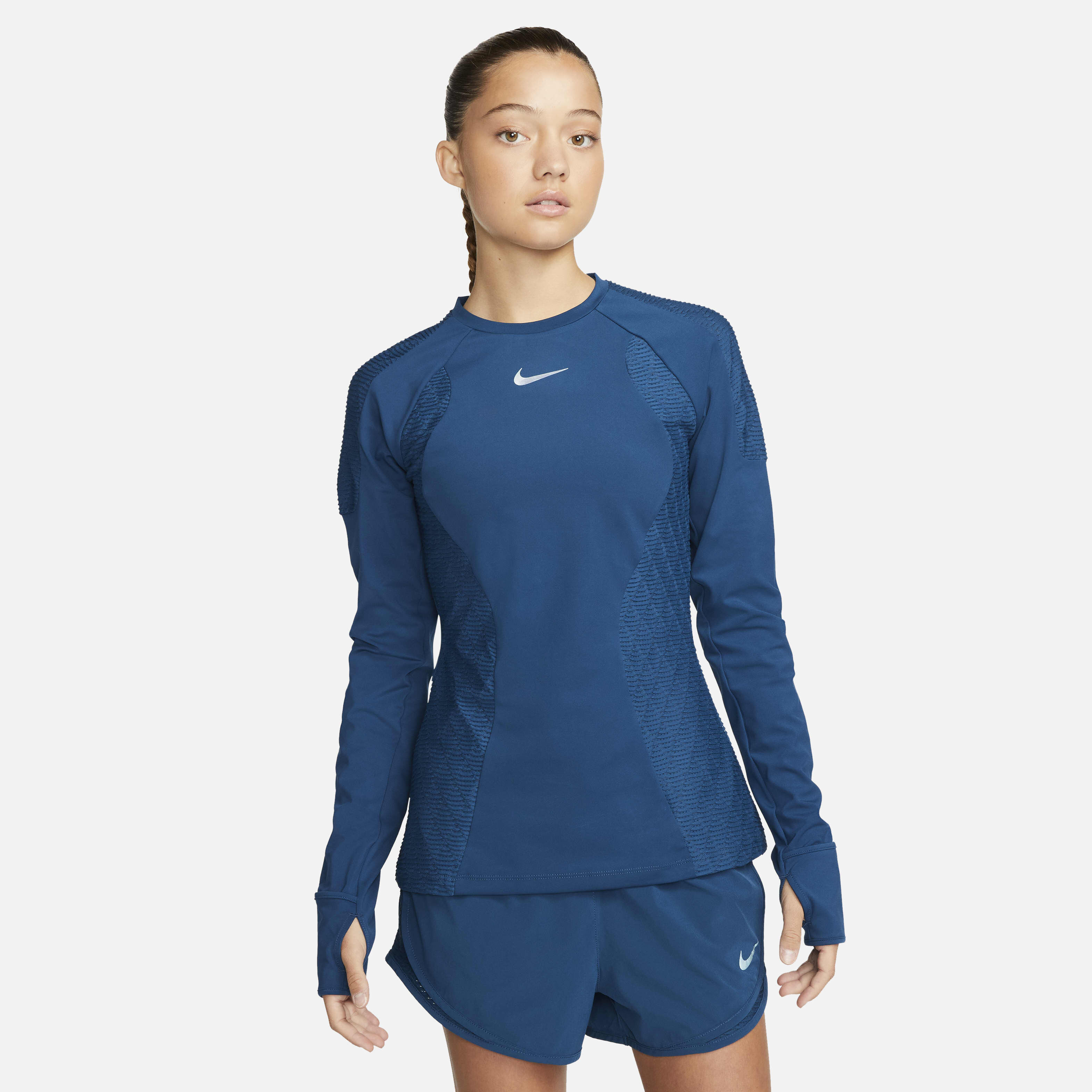 Nike dri fit long sleeve women's running shirt shop