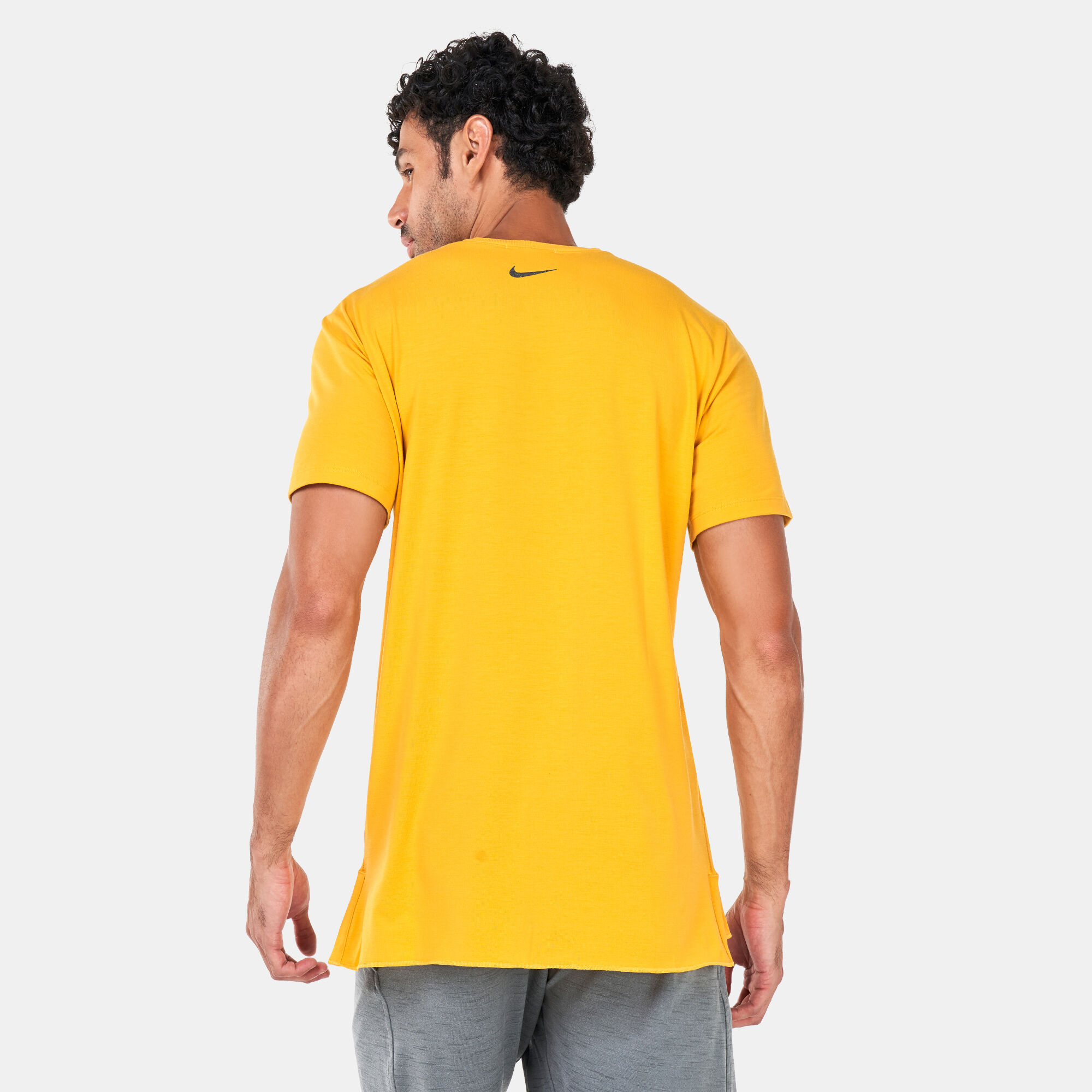 Yellow yoga top on sale