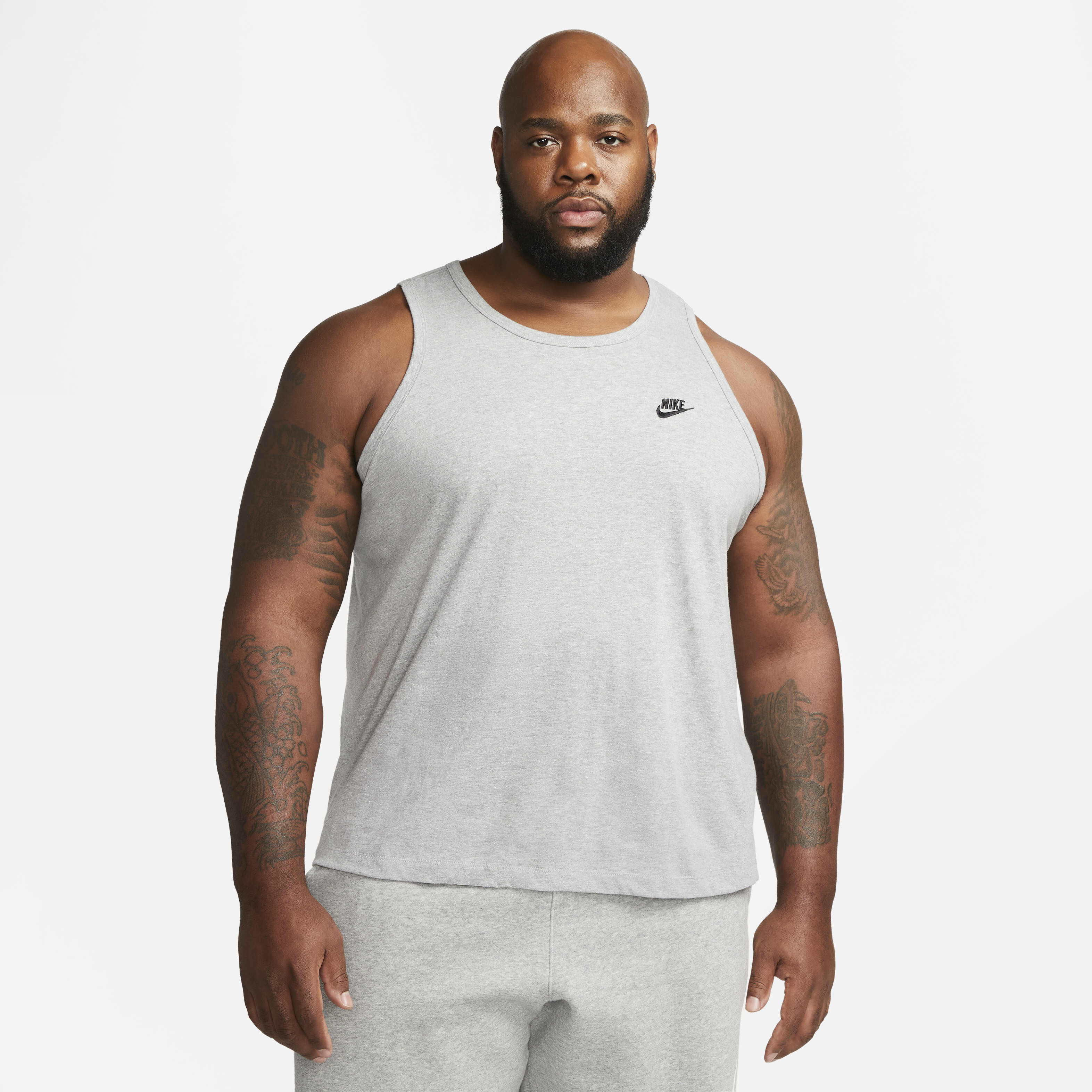 Nike grey tank top mens clearance